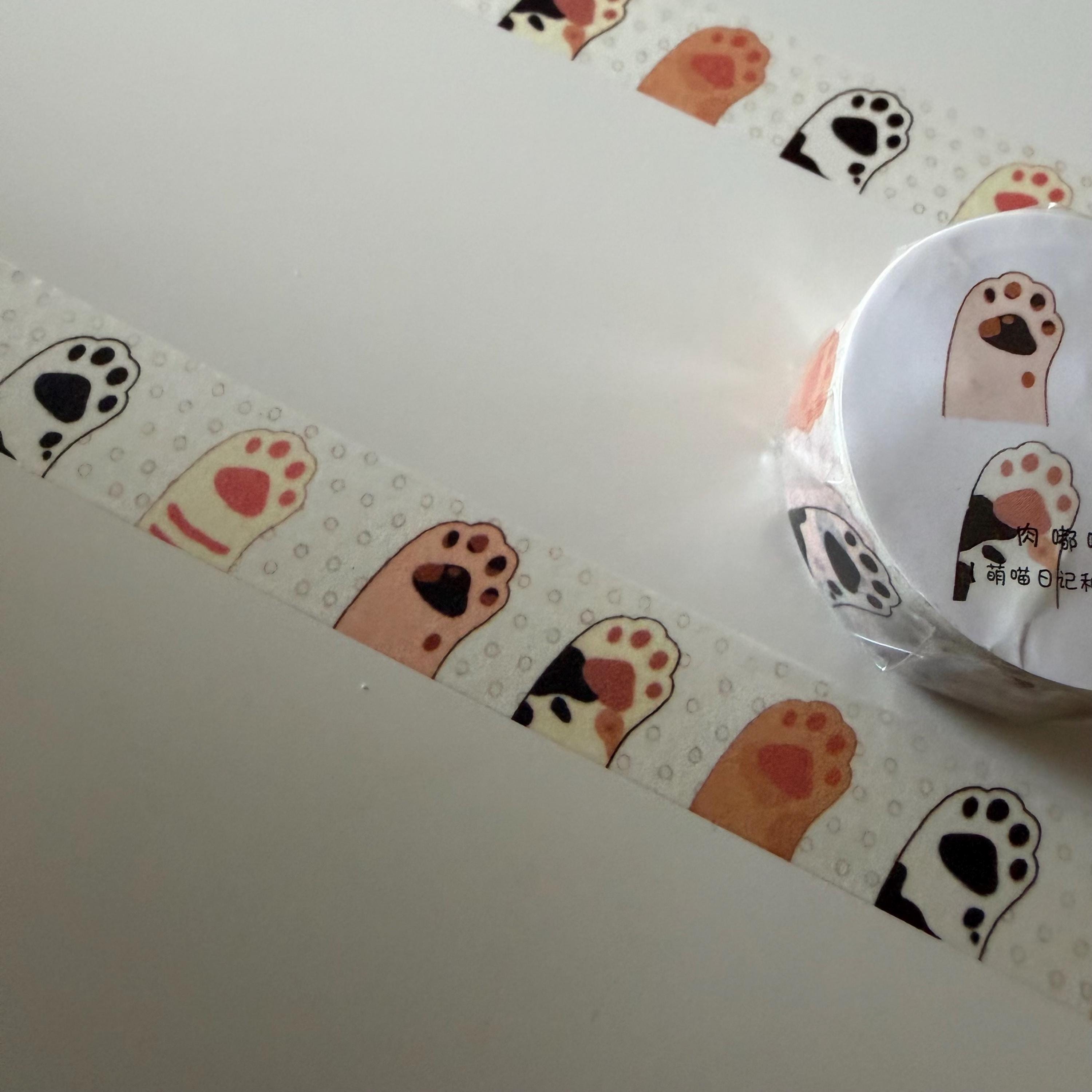 Cat Washi Tape Paws