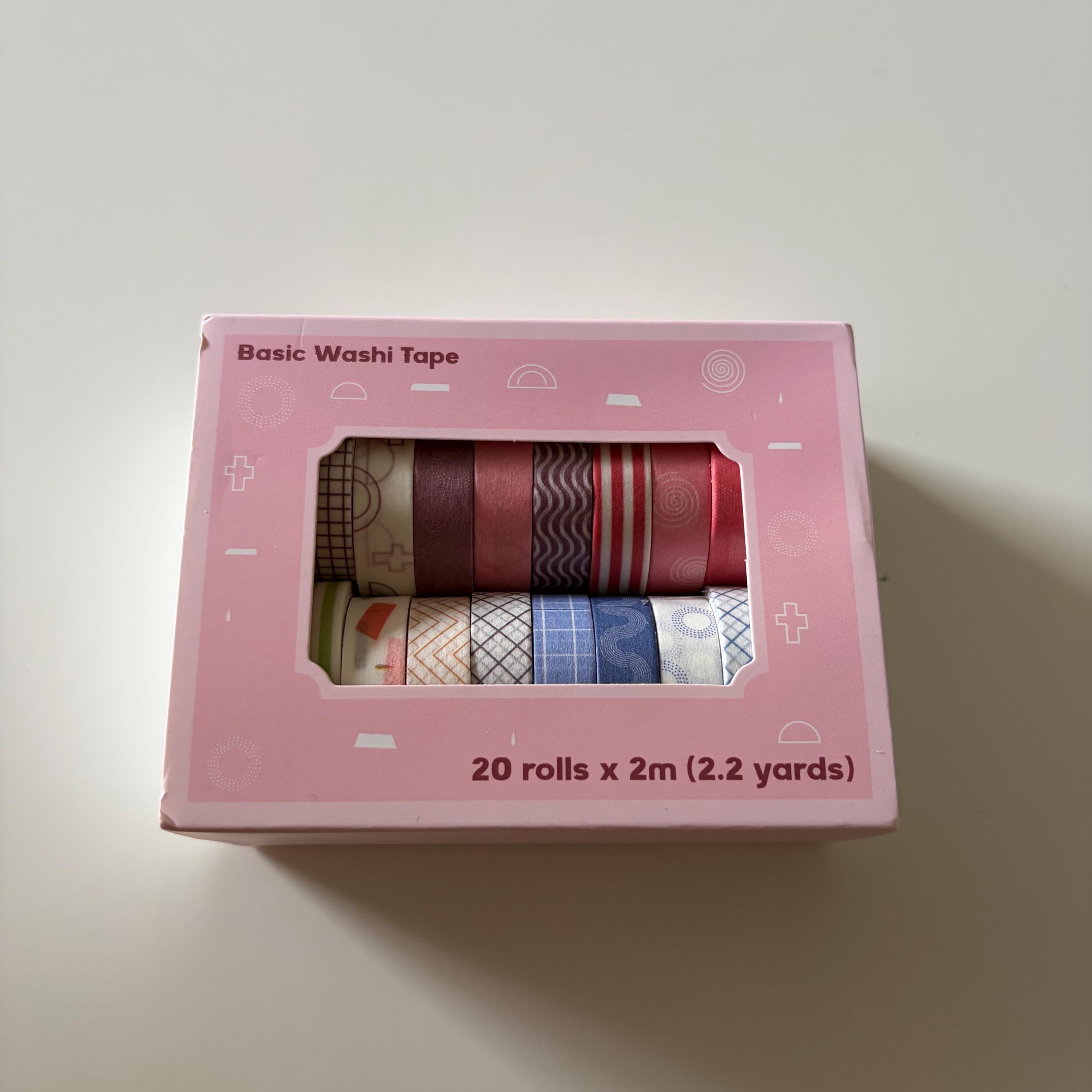 Multicoloured Patterned Washi Tape Bundle