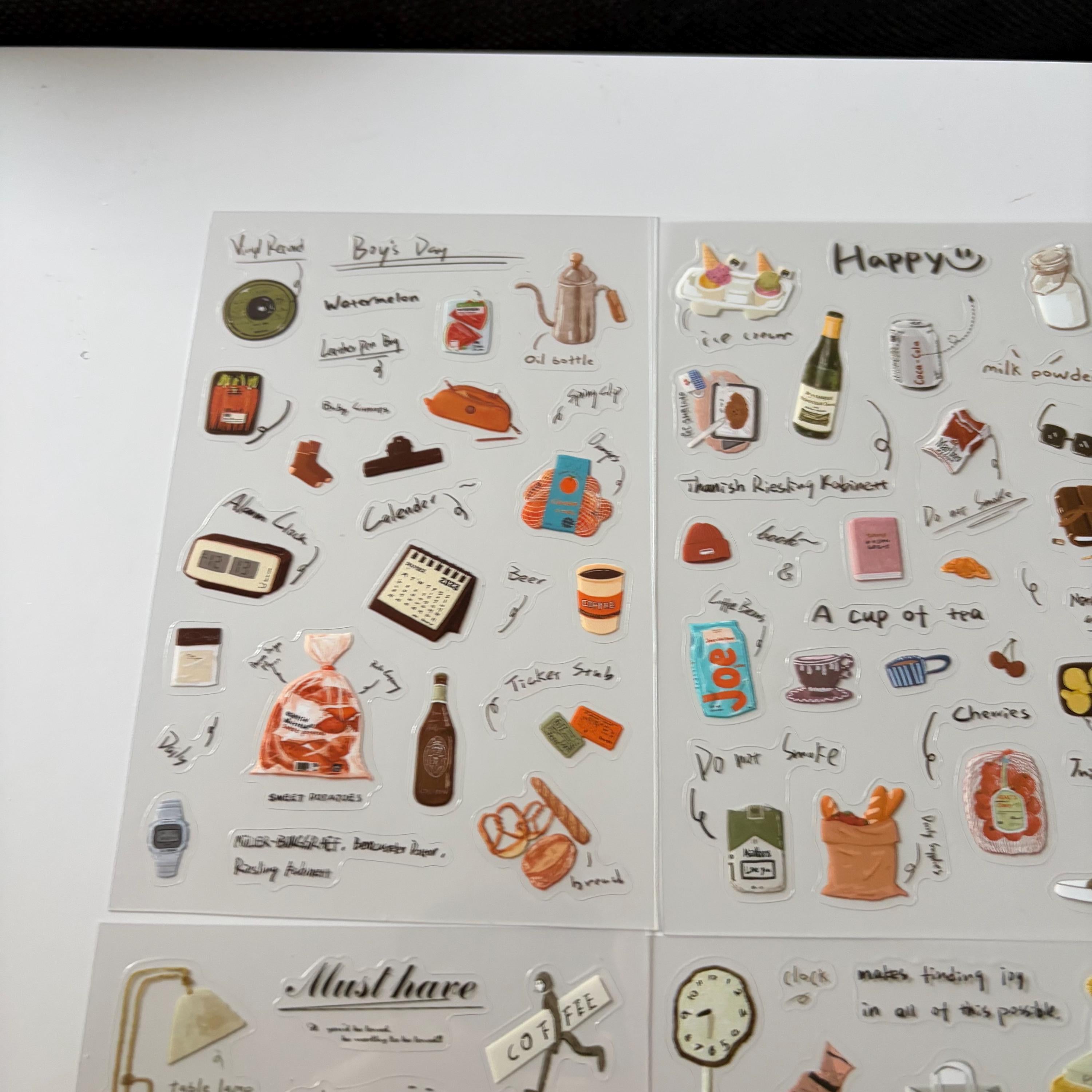 Travel Coffee Sticker Sheet