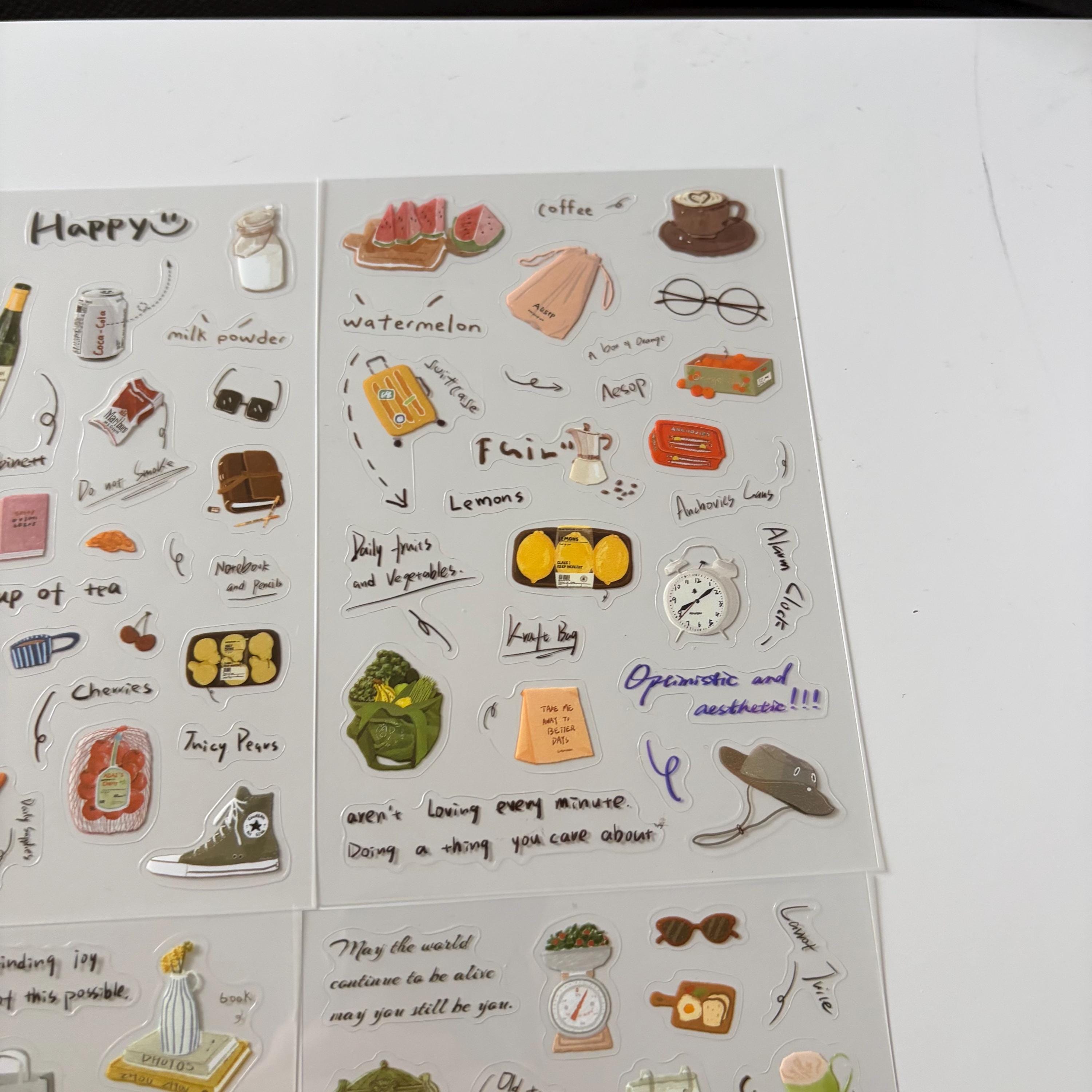 Travel Coffee Sticker Sheet
