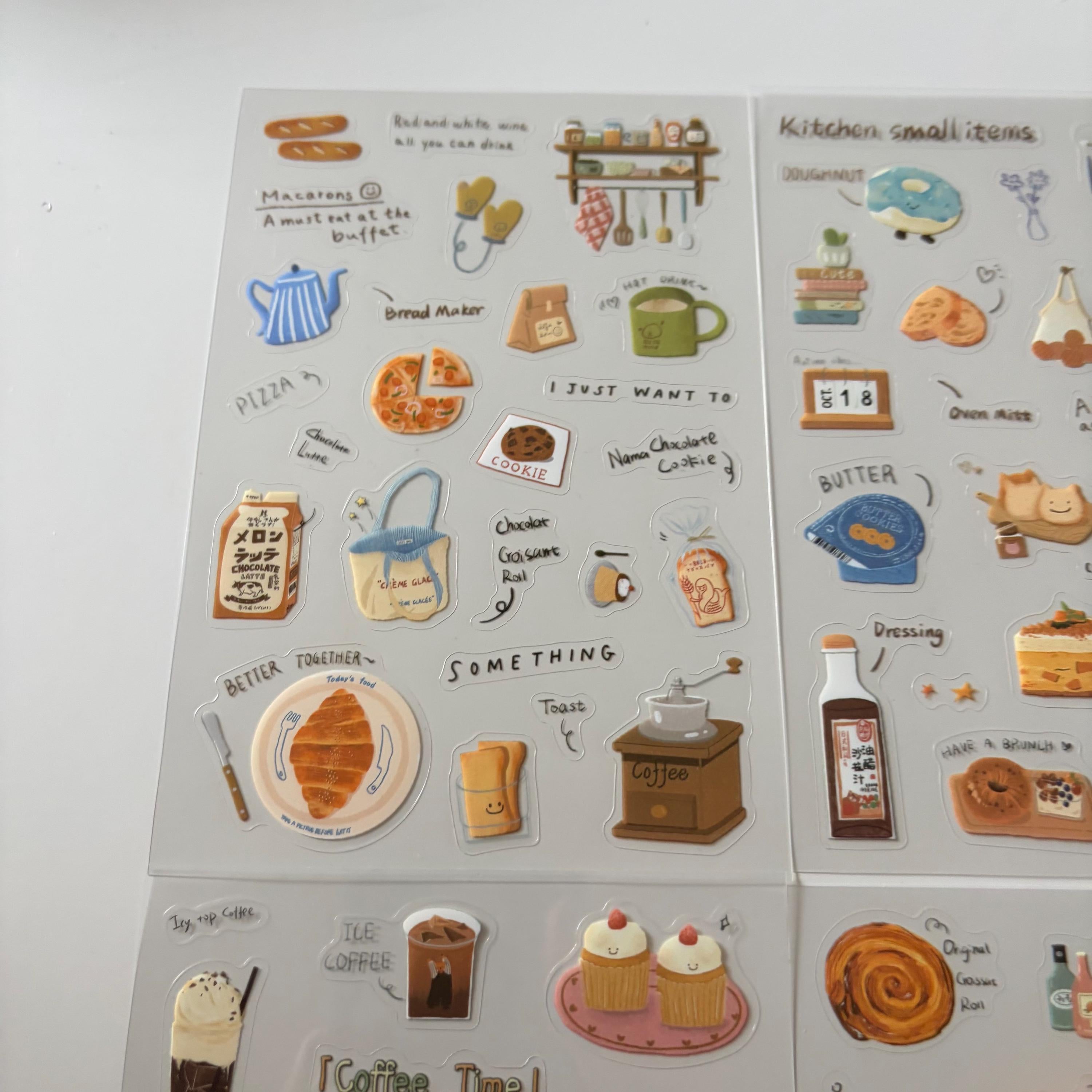 Food Bakery Sticker Sheet