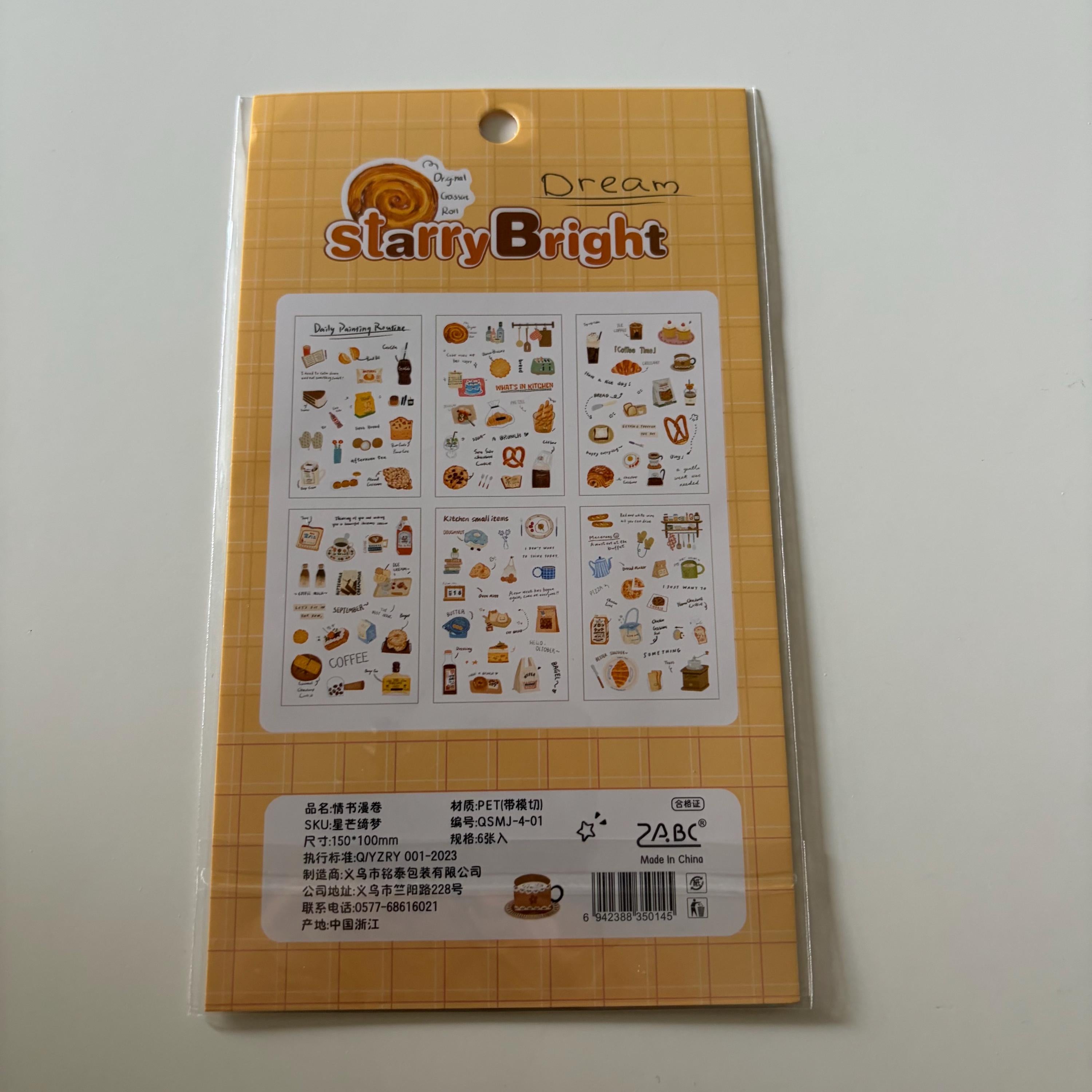 Food Bakery Sticker Sheet