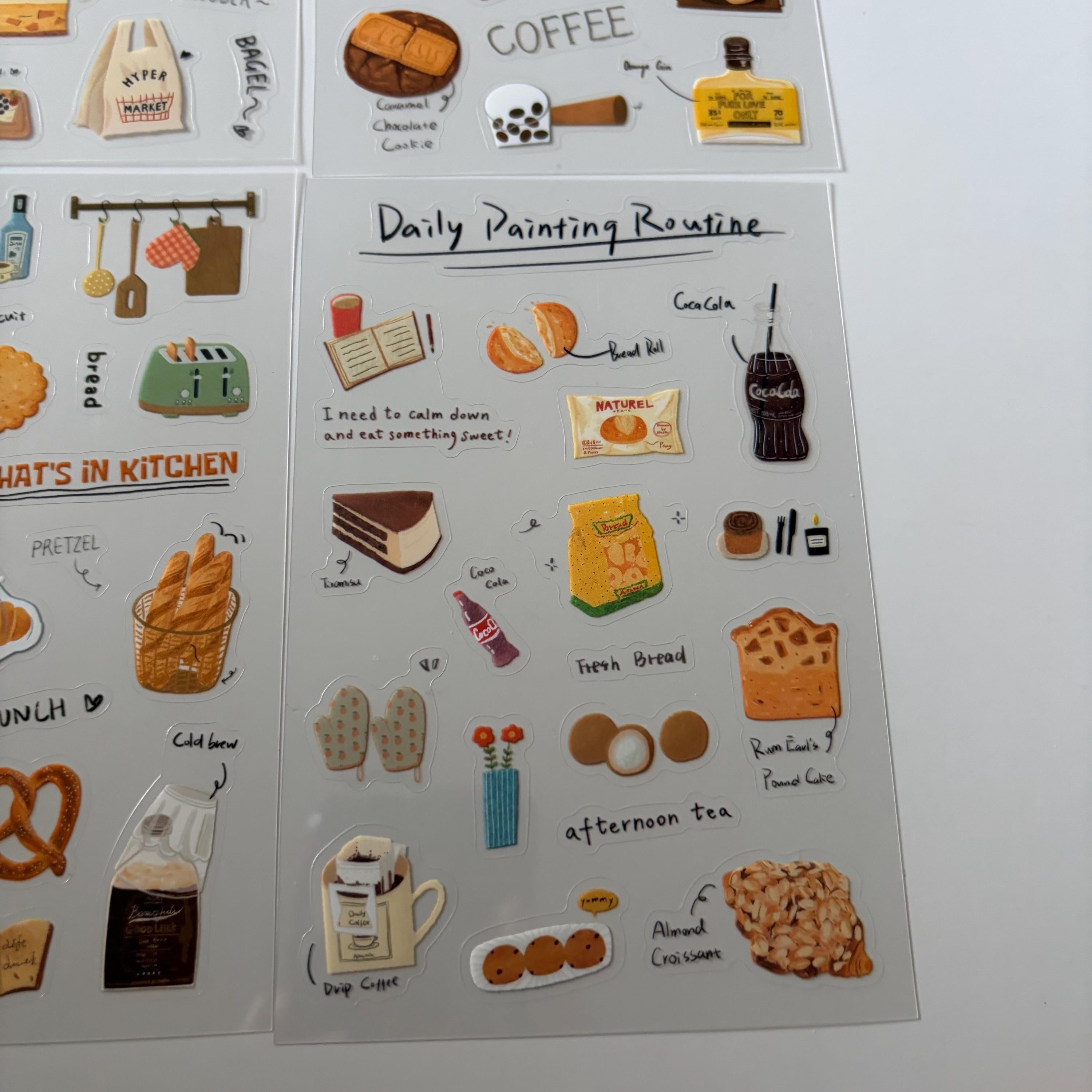 Food Bakery Sticker Sheet