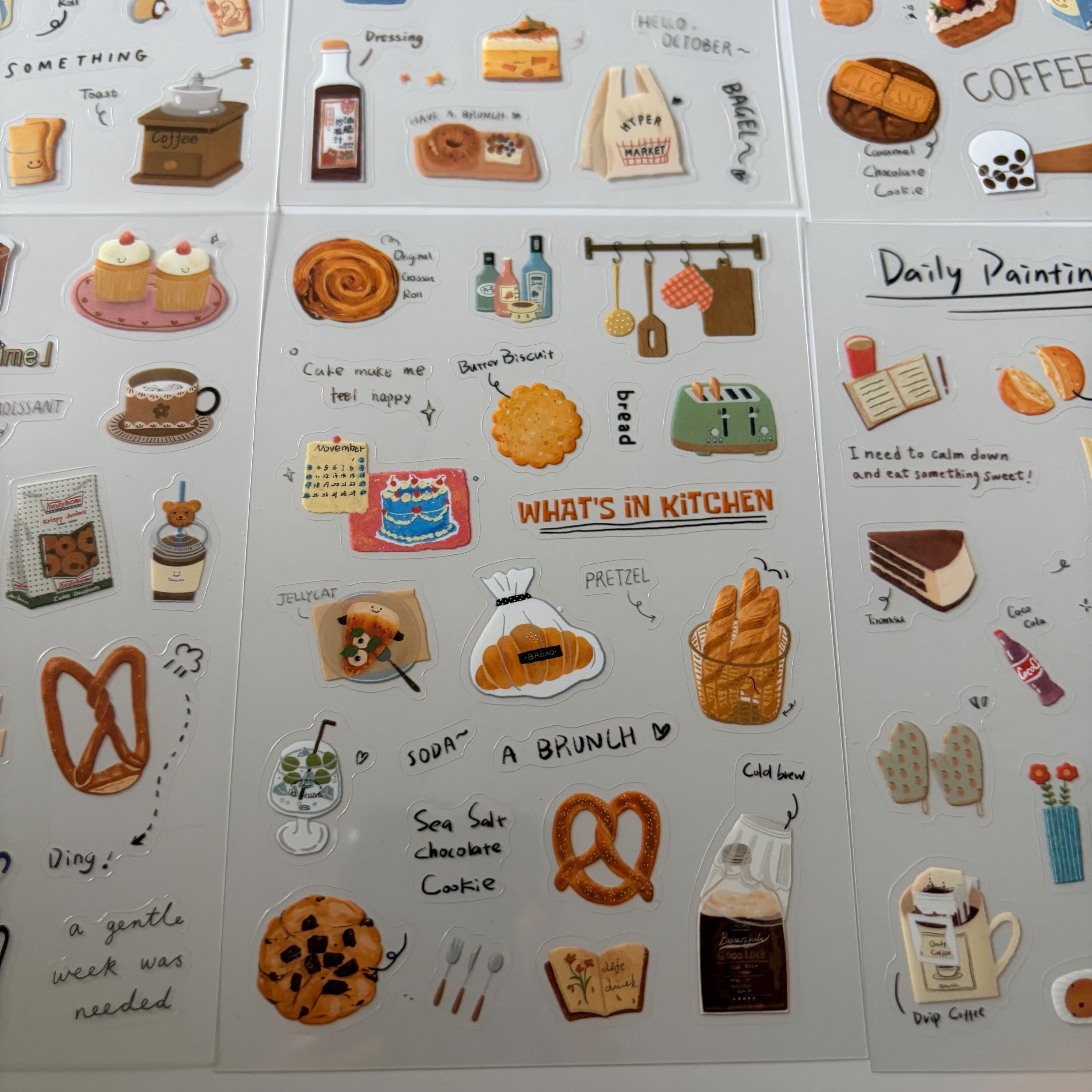 Food Bakery Sticker Sheet