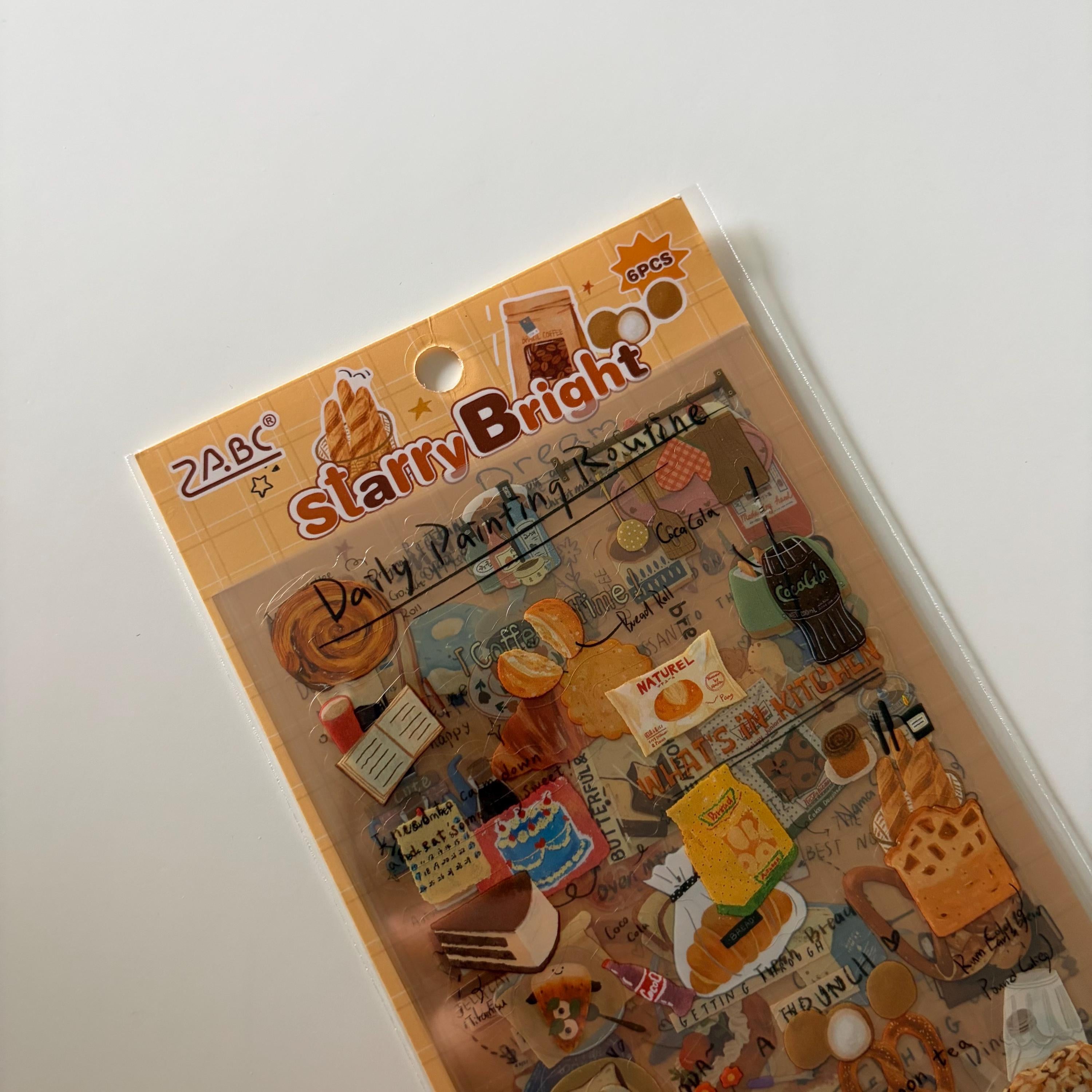 Food Bakery Sticker Sheet