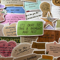 Self Care Quote Stickers