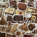 Autumn Dark Academia Vintage Stickers
