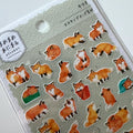 Fox Mame Mame Sticker Sheet | MINDWAVE Japan