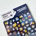 Yofukashi Animal Sticker Sheet | MINDWAVE Japan