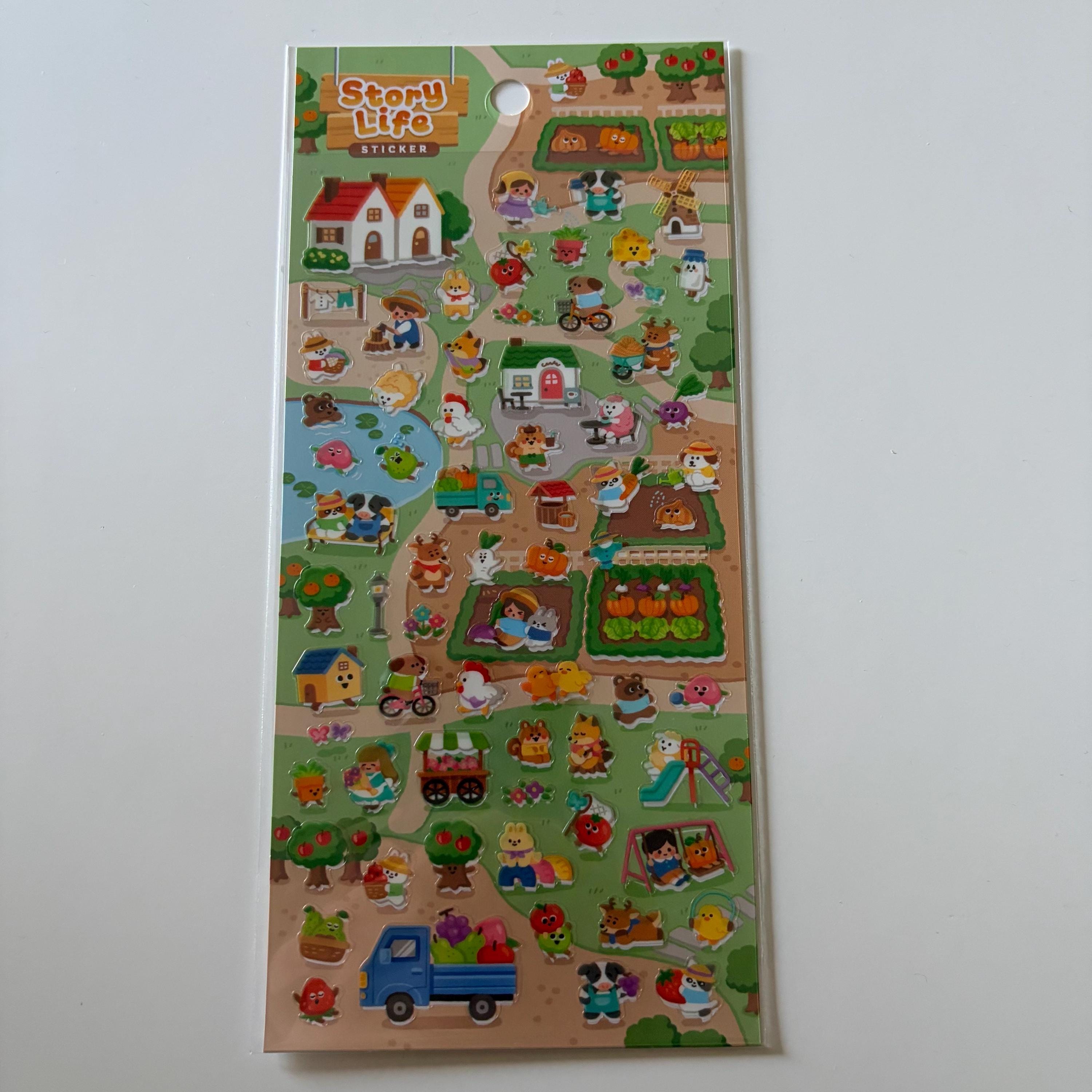 Story Village Sticker Sheet | MINDWAVE Japan