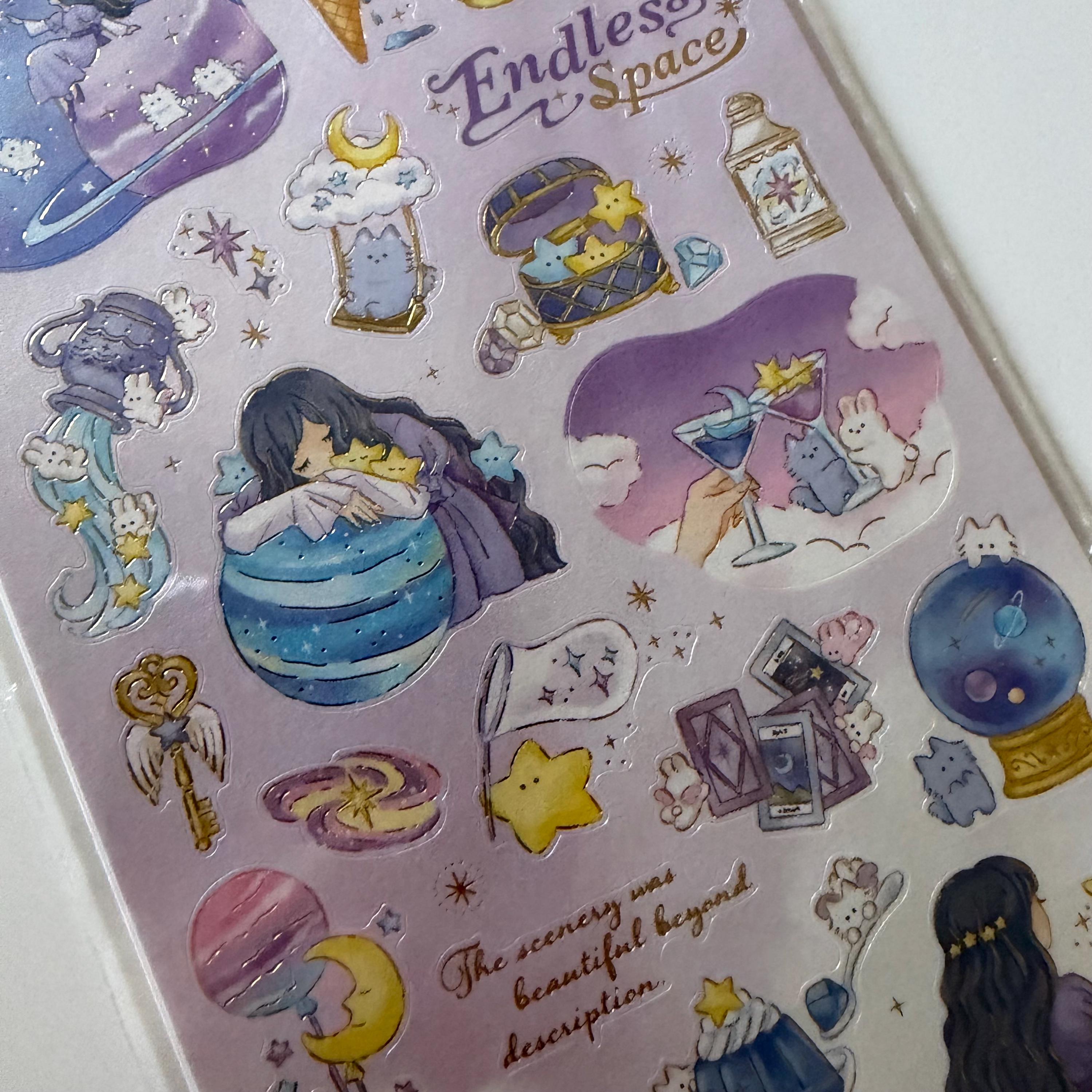 Jupine Endless Space Sticker Sheet | MINDWAVE Japan