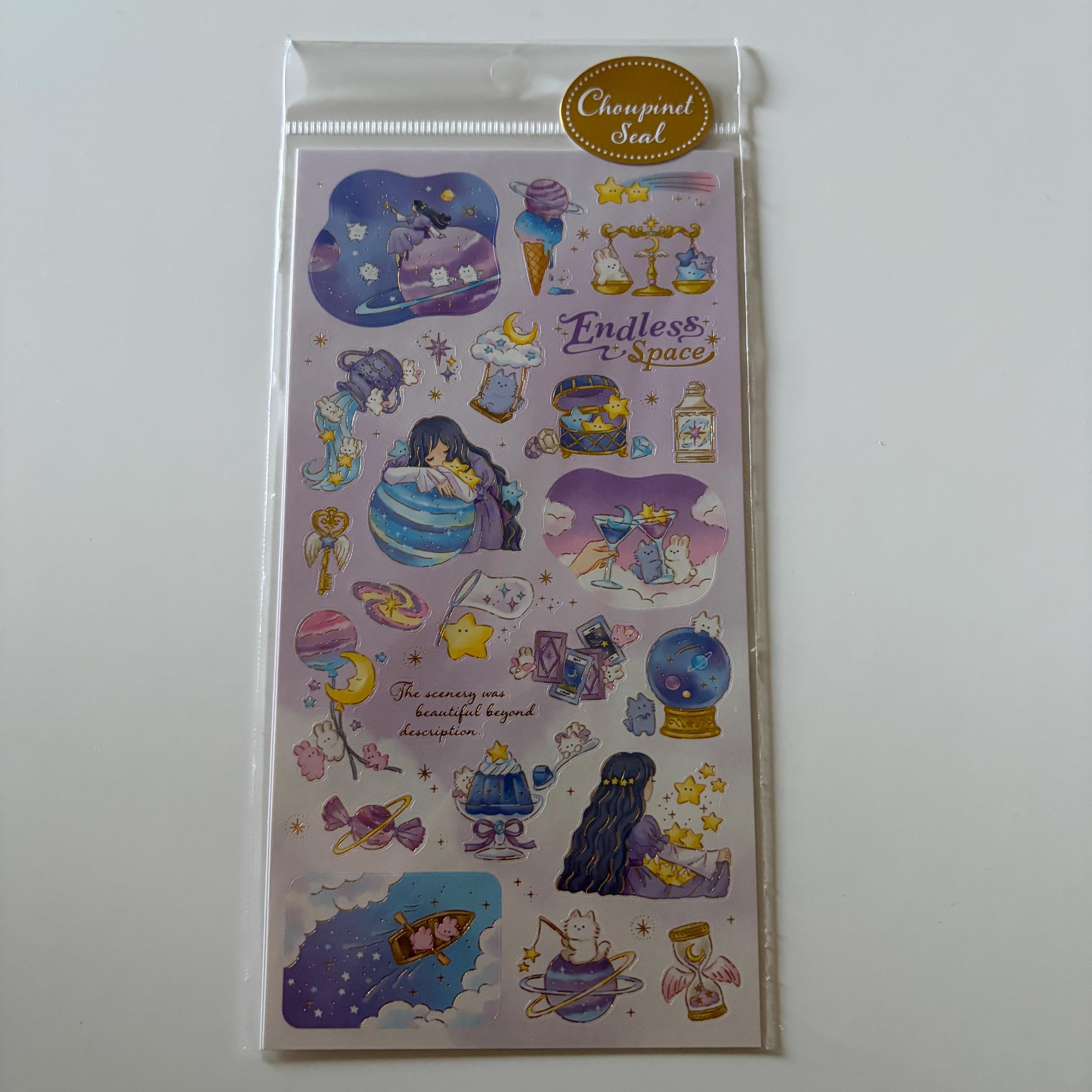 Jupine Endless Space Sticker Sheet | MINDWAVE Japan