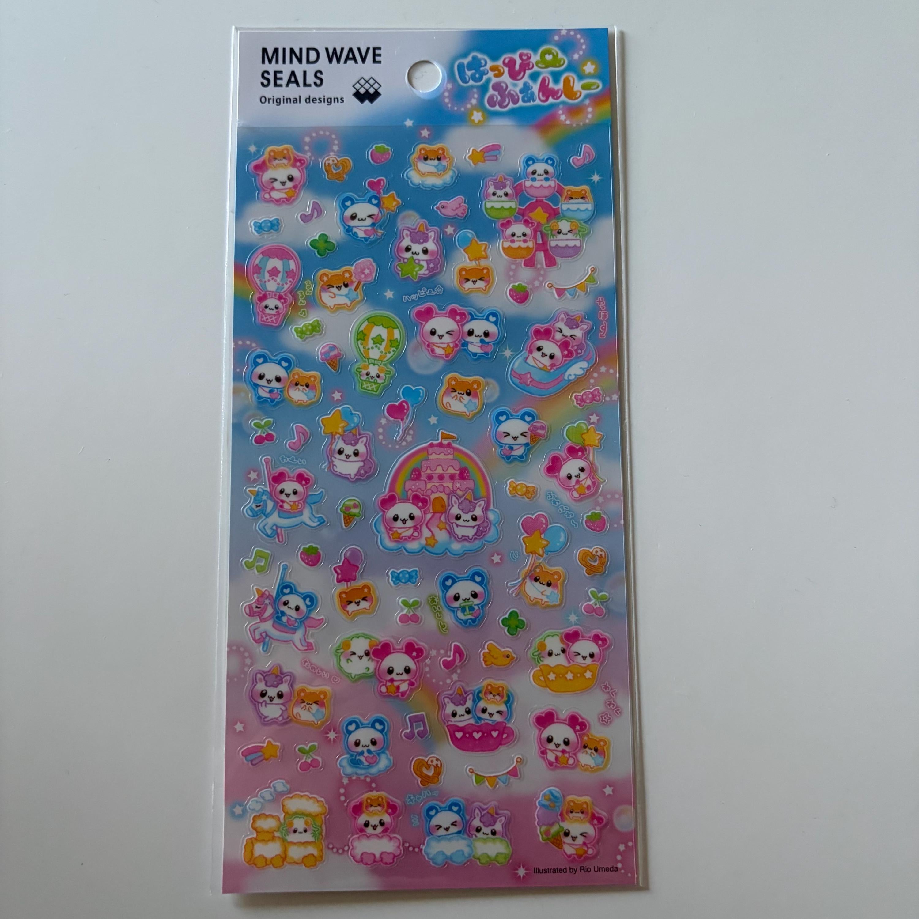 Happy Funshi Sticker Sheet | MINDWAVE Japan