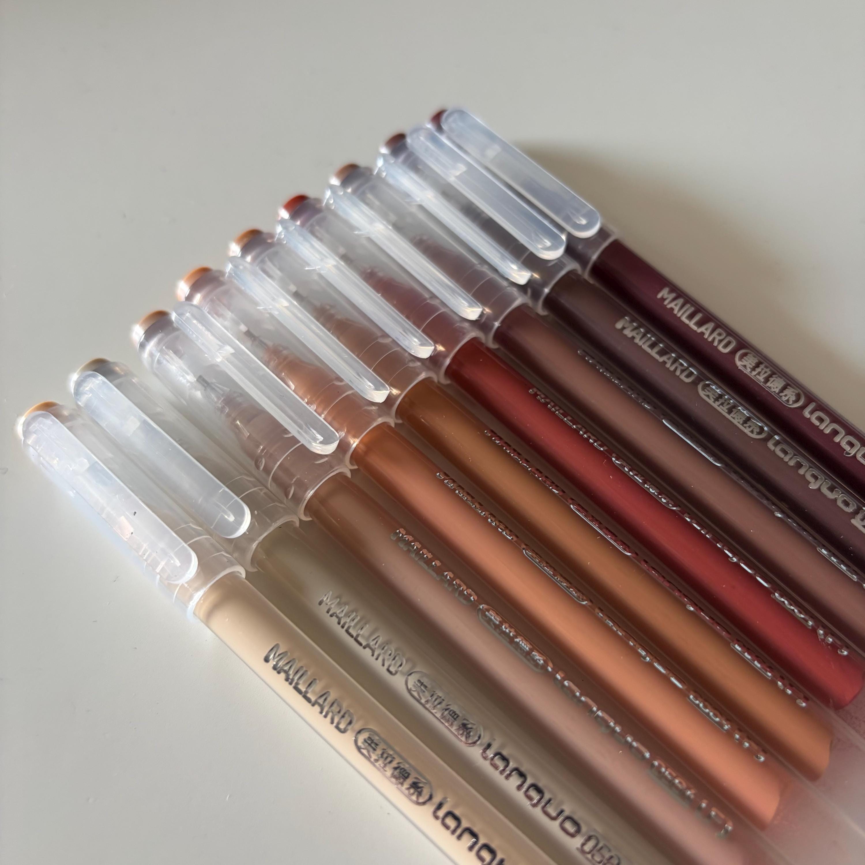 Set of Fineliner Thin Fine Ink Pens | Neutral Tones
