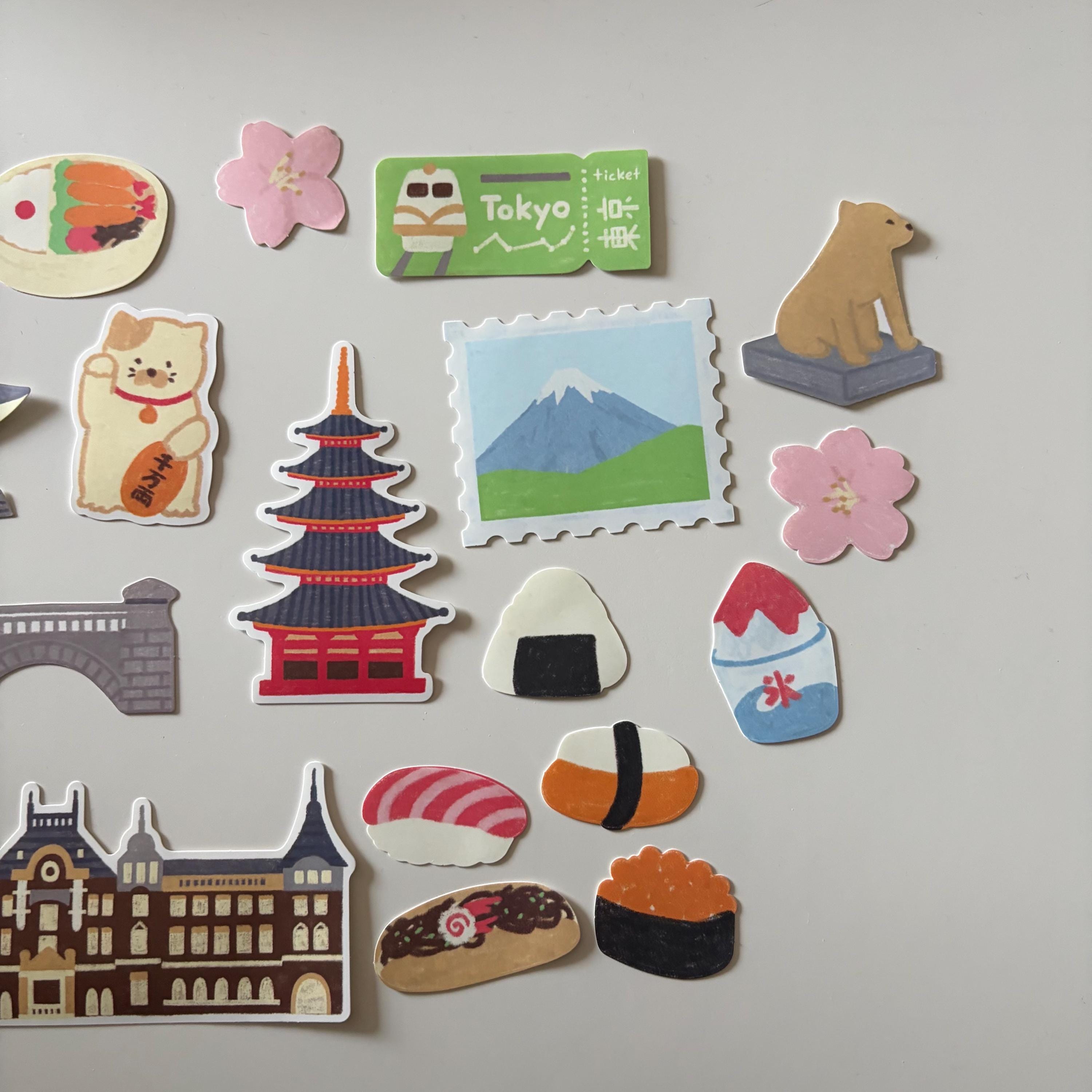 Travel of Suatelier - Tokyo Travel Diary Stickers