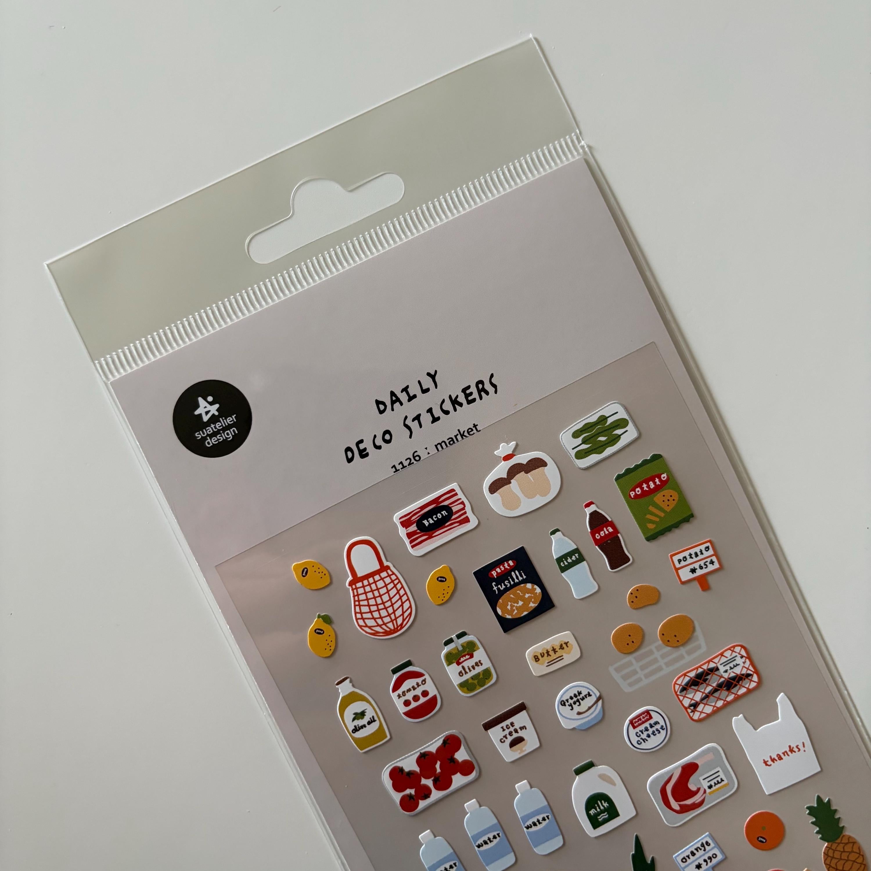 Market - Suatelier Daily Deco Stickers