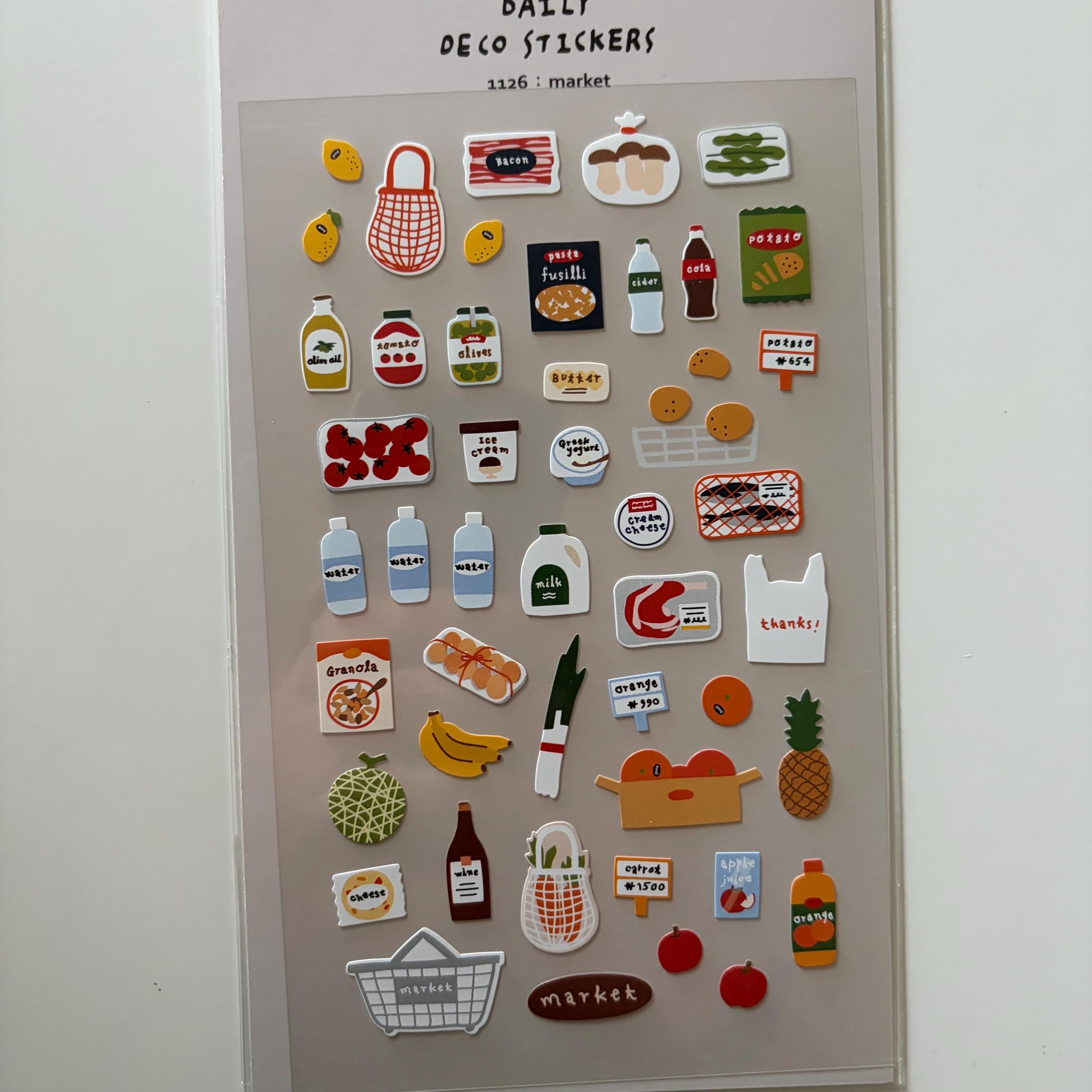 Market - Suatelier Daily Deco Stickers
