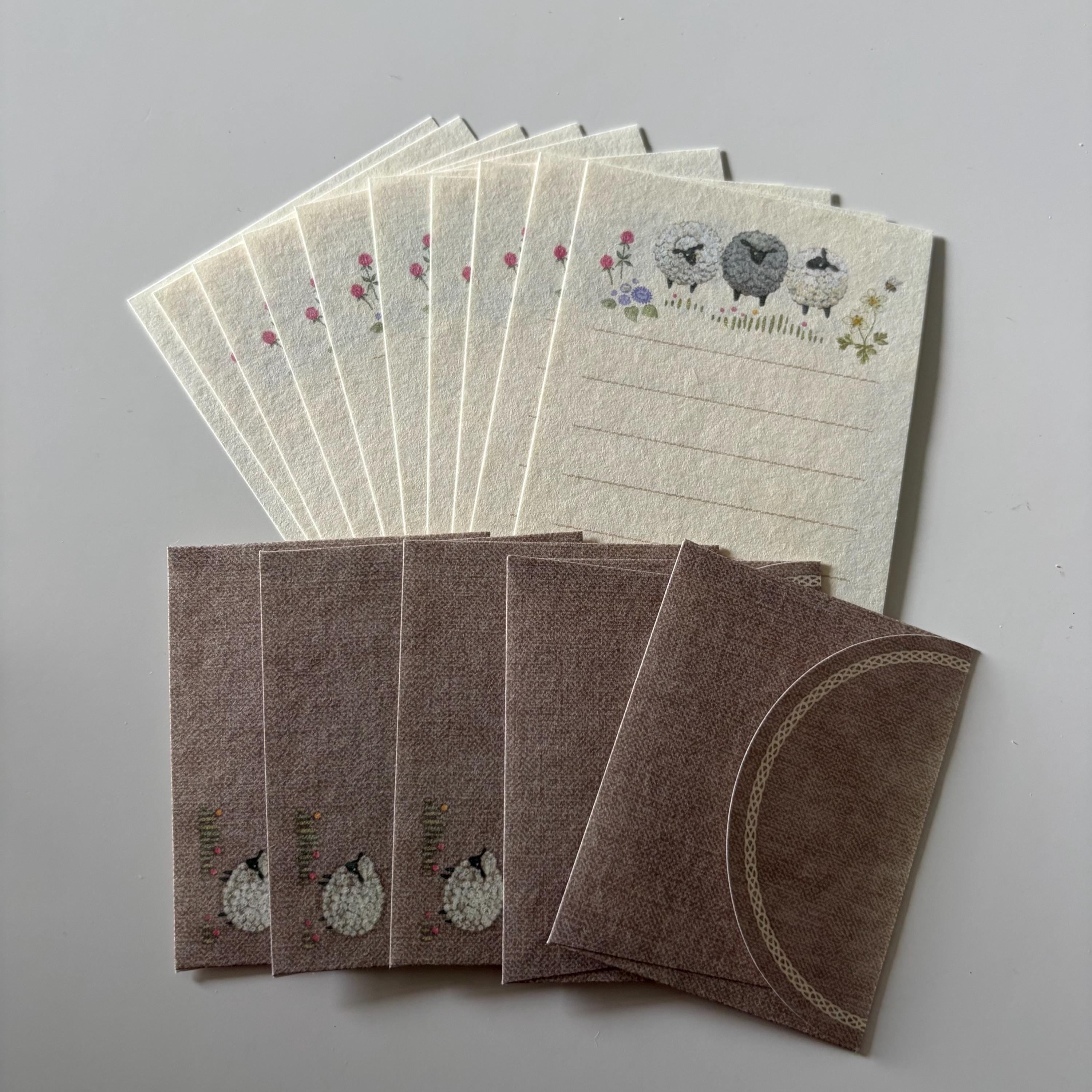 Fleurs et chance Mini Japanese Letter Writing Set