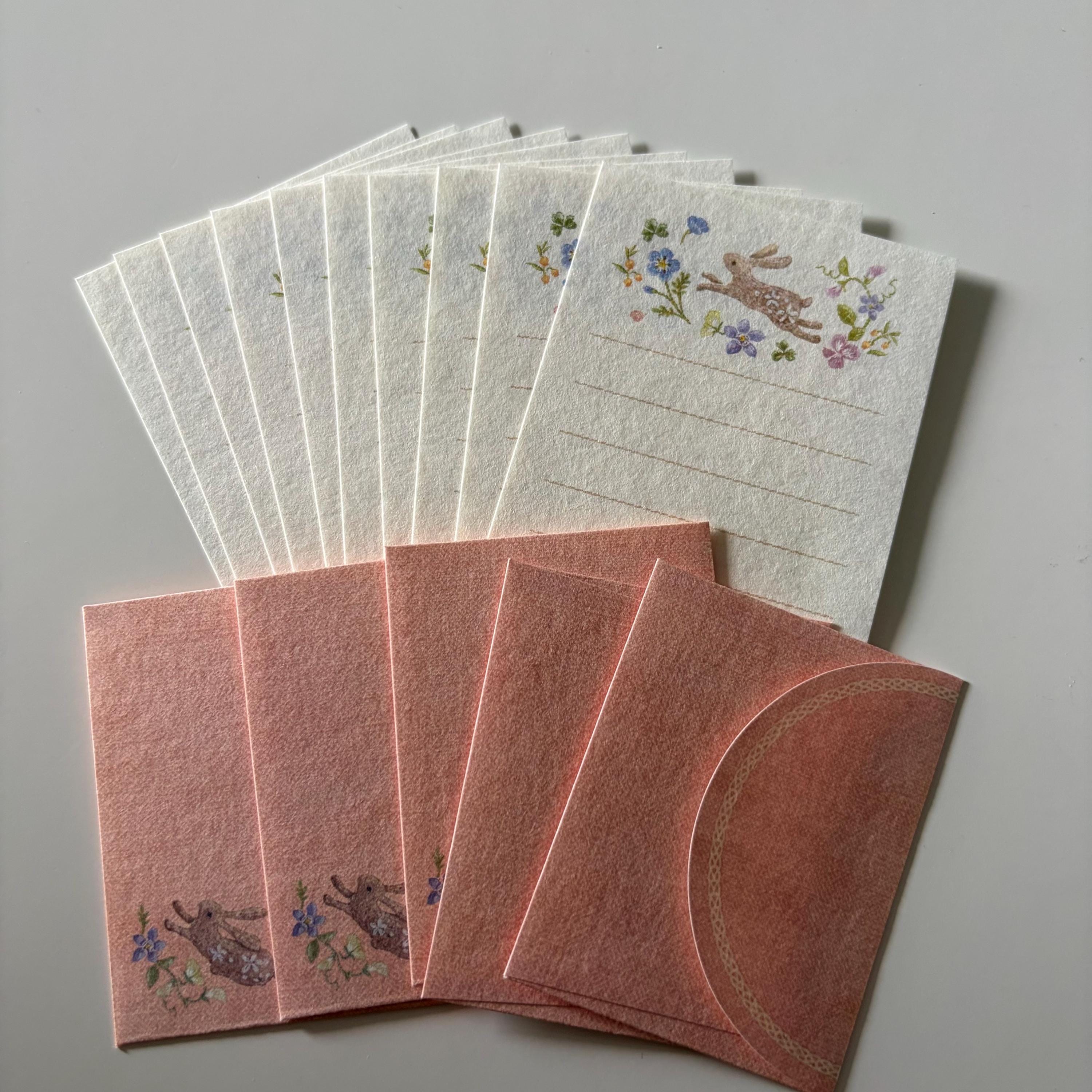 Fleurs et chance Mini Japanese Letter Writing Set
