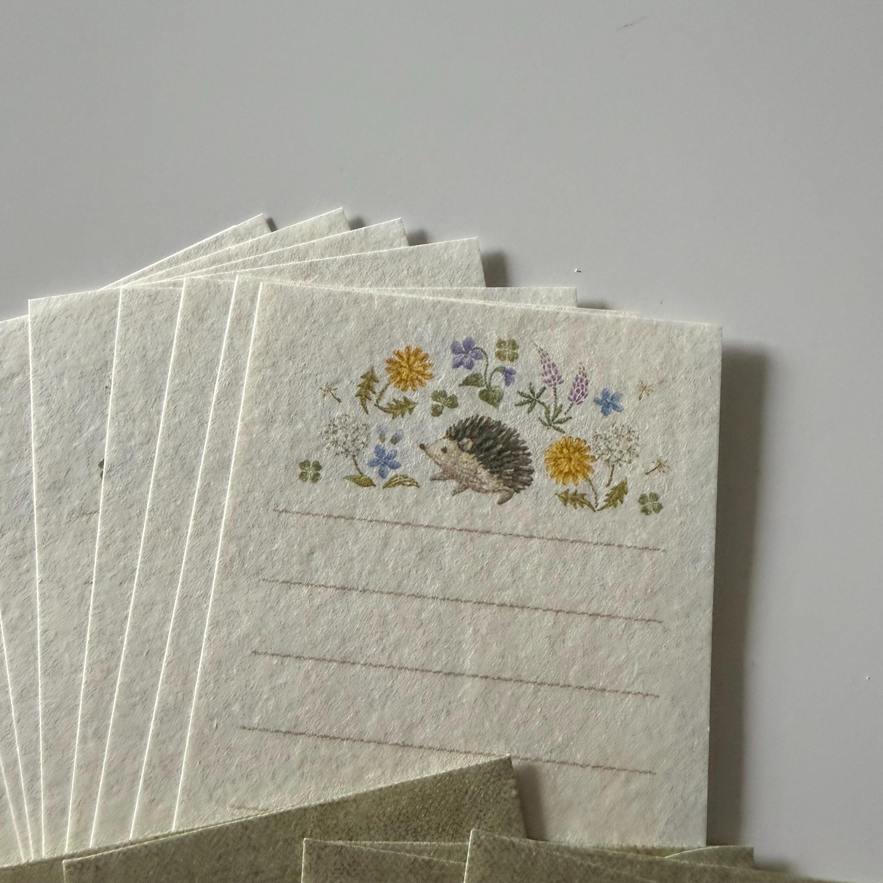 Fleurs et chance Mini Japanese Letter Writing Set