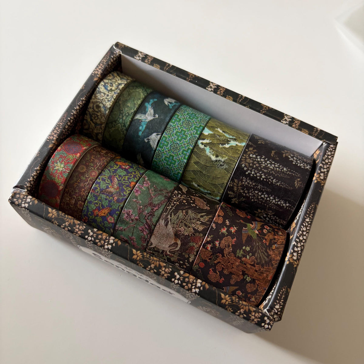 Vintage Style Botanical Washi Tape Bundle