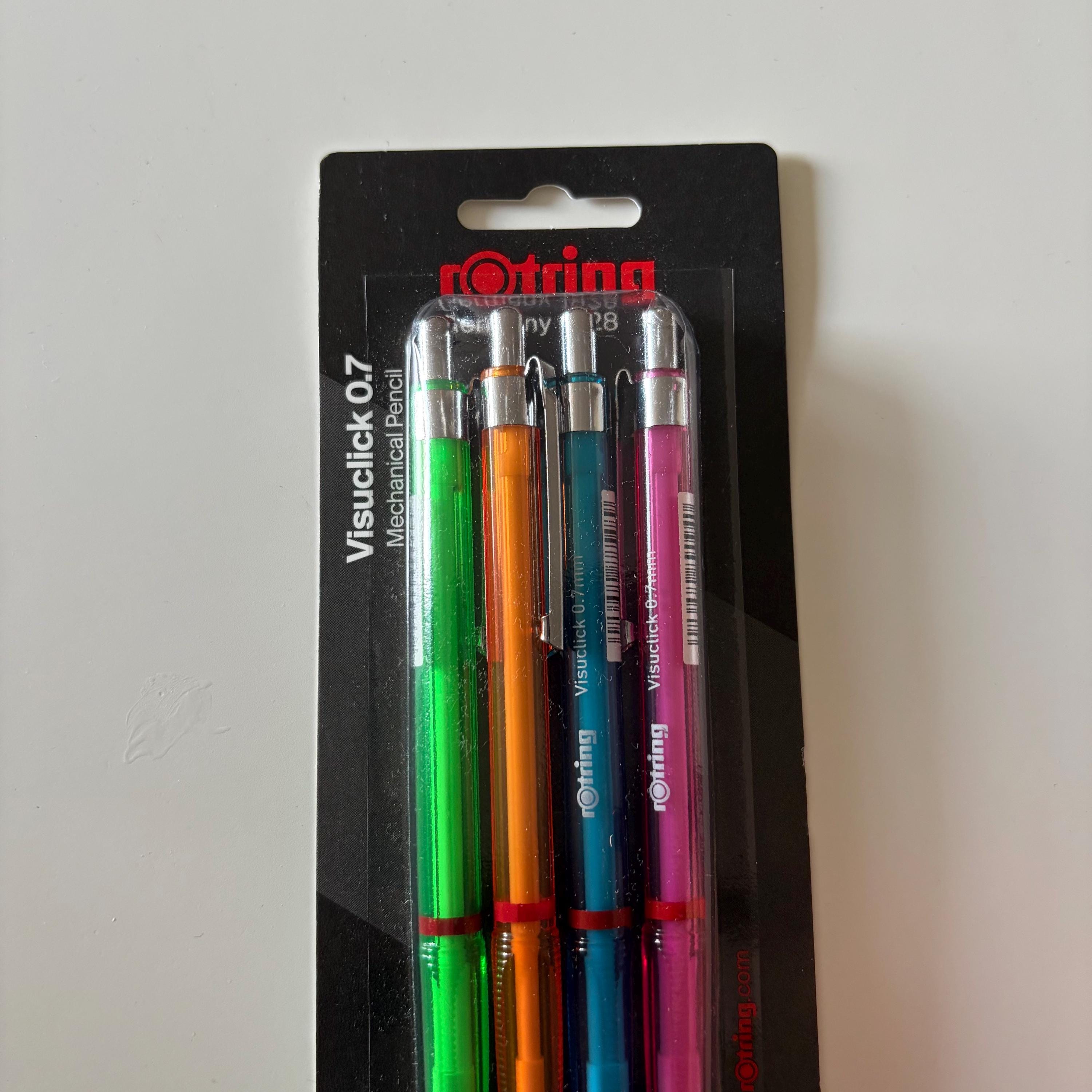 rOtring Visuclick 0.7 Mechanical Pencils – 4 Pack