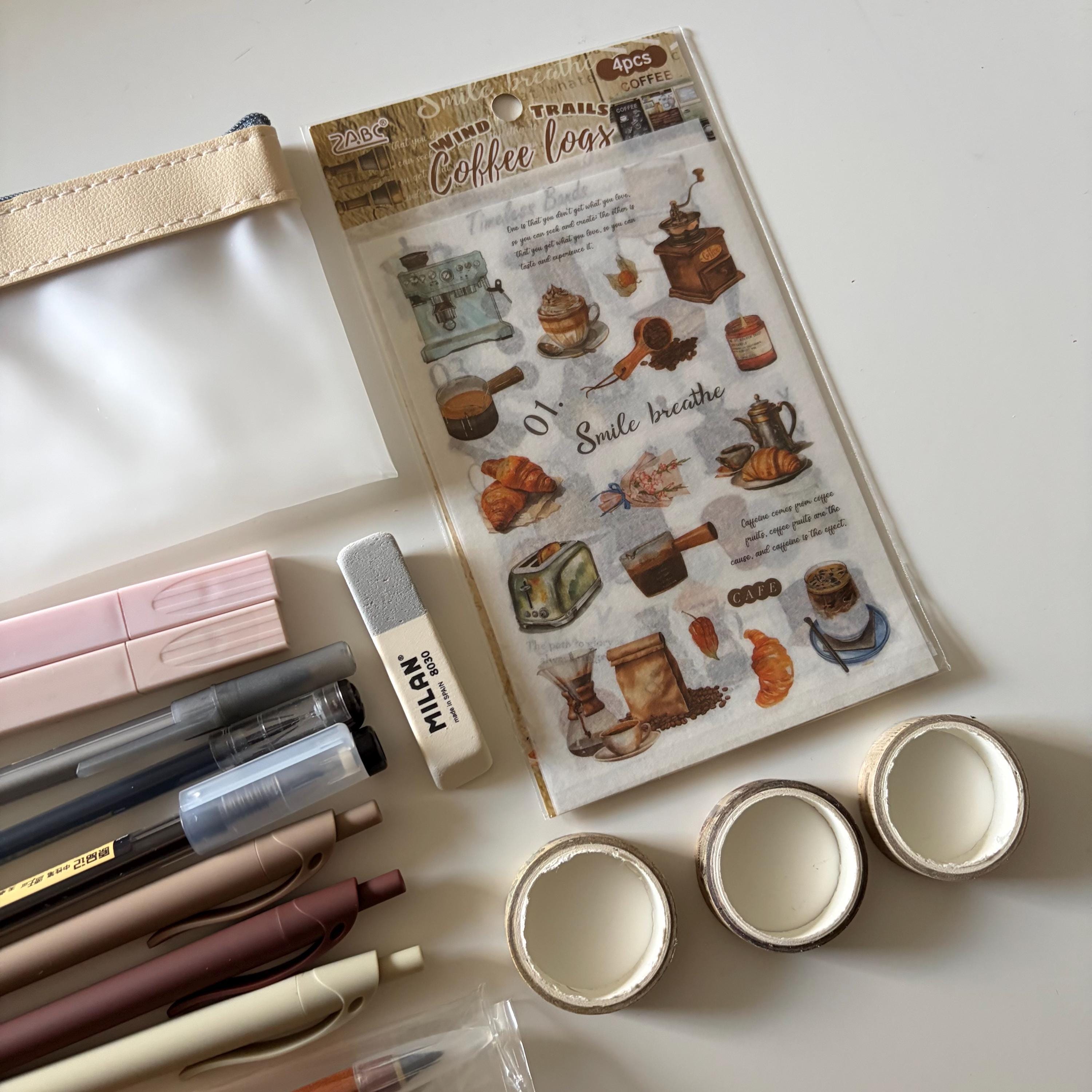 Neutral Coffee Back to School Stationery Bundle