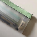 Sage Green Pencil Case - Frosted Transparent