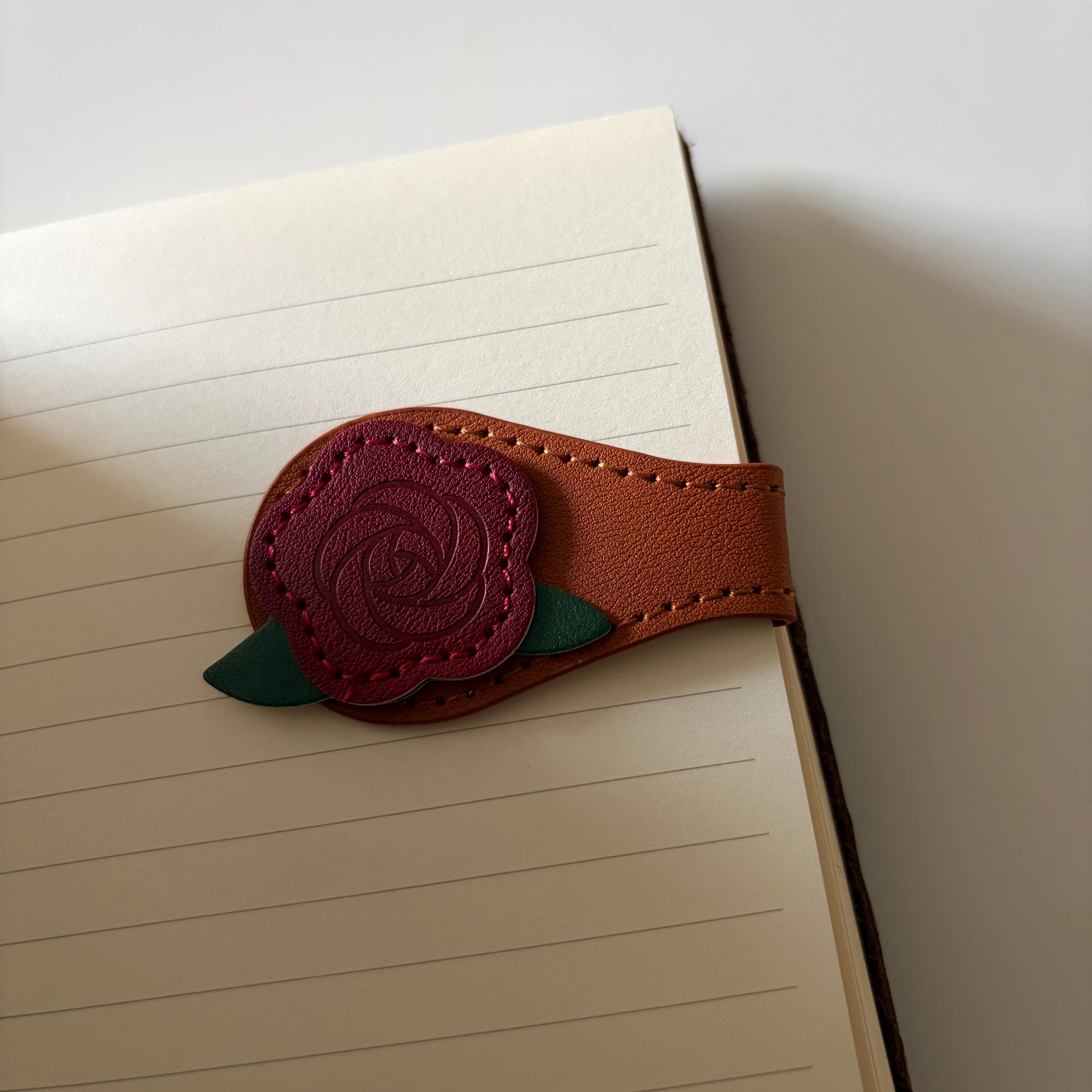 Rose Magnetic Journal Page Clip