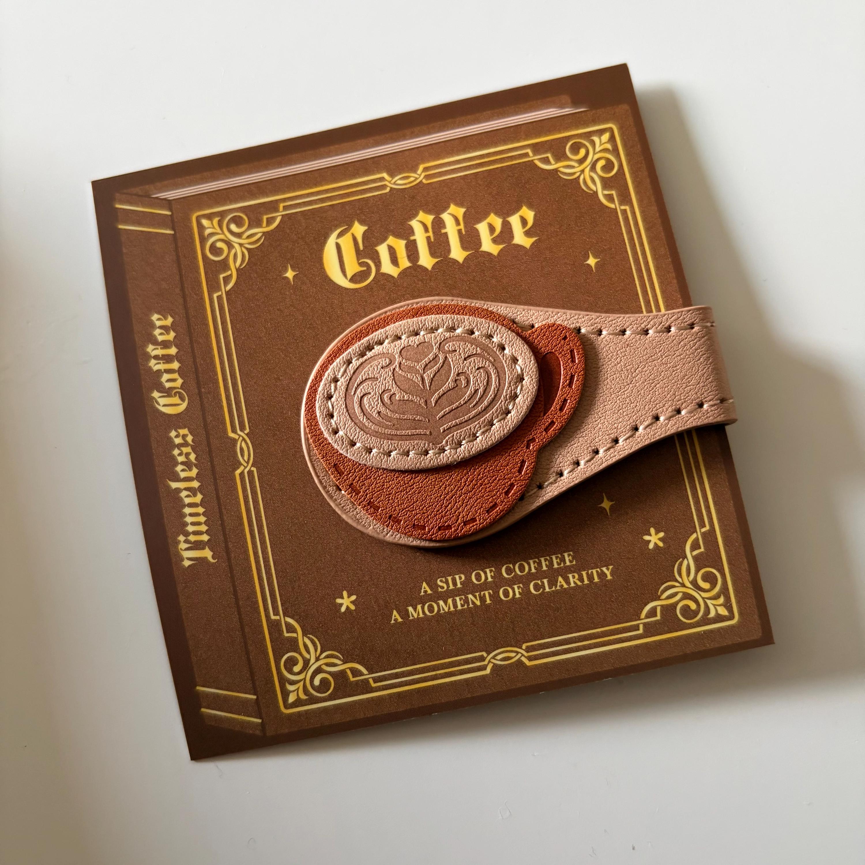 Coffee Magnetic Journal Page Clip