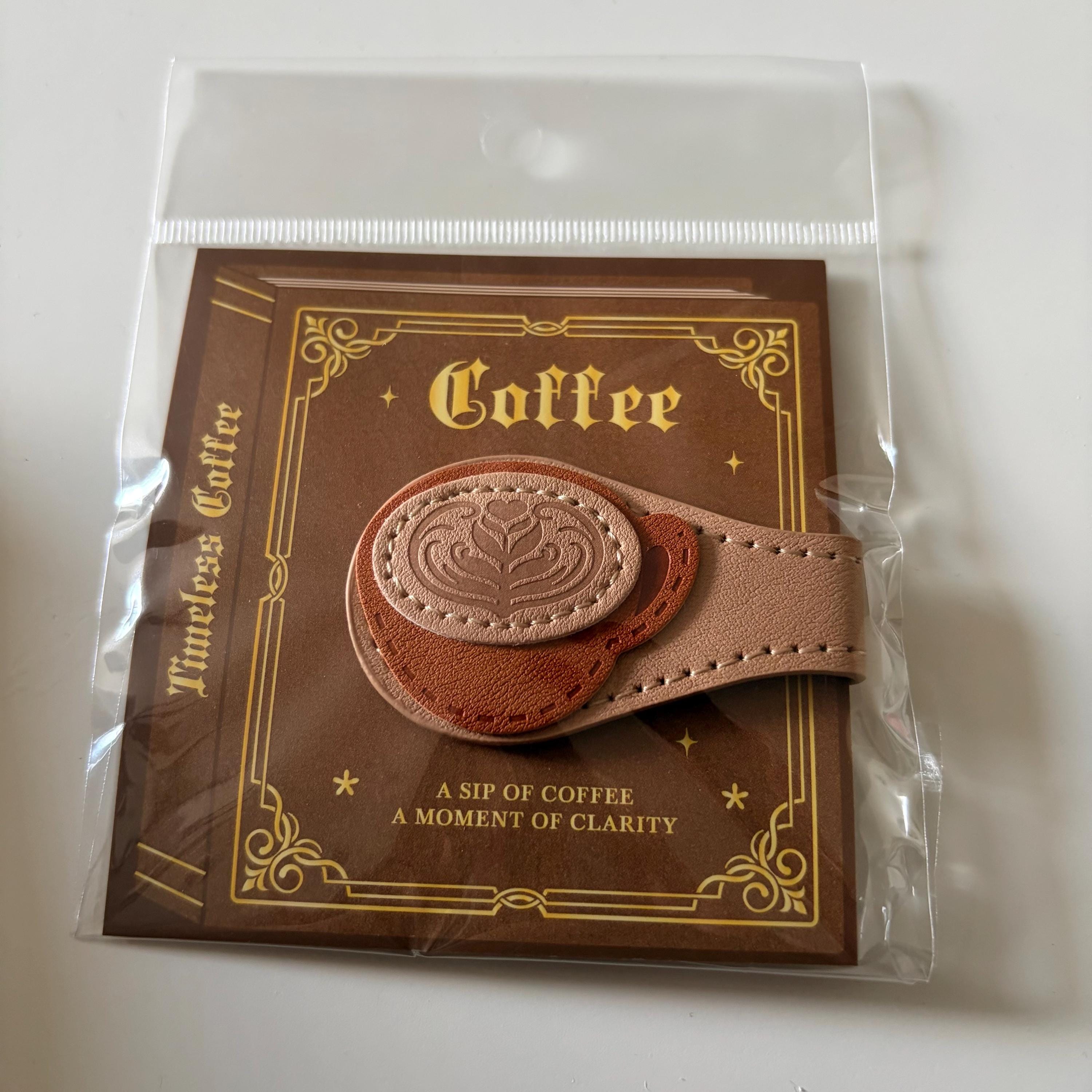 Coffee Magnetic Journal Page Clip
