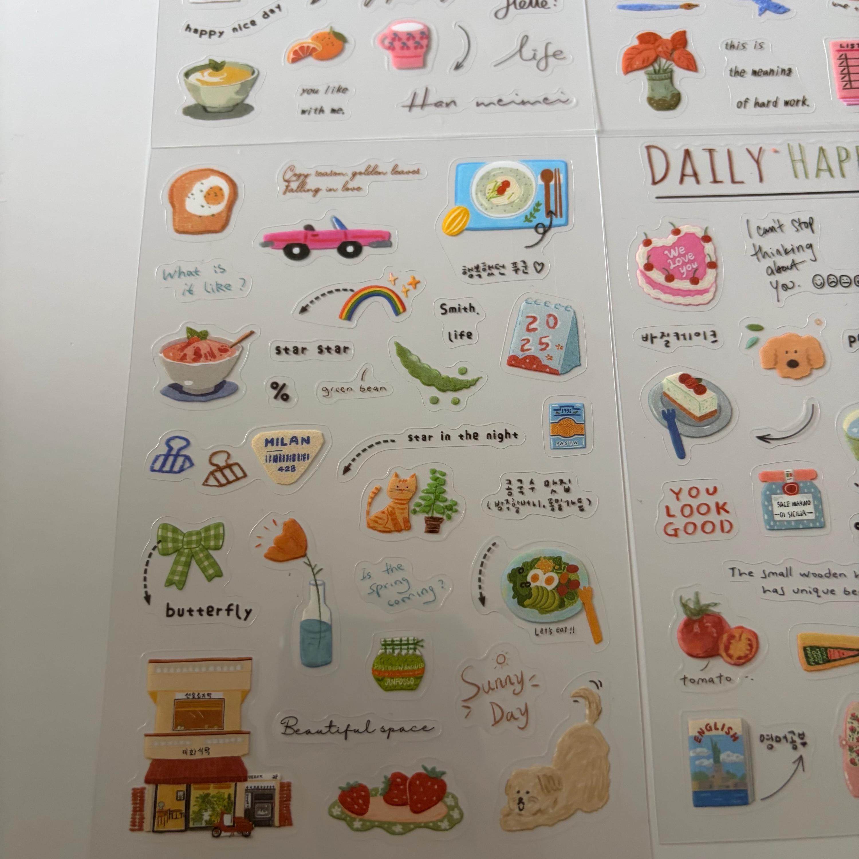 Colourful Modern Sticker Sheet