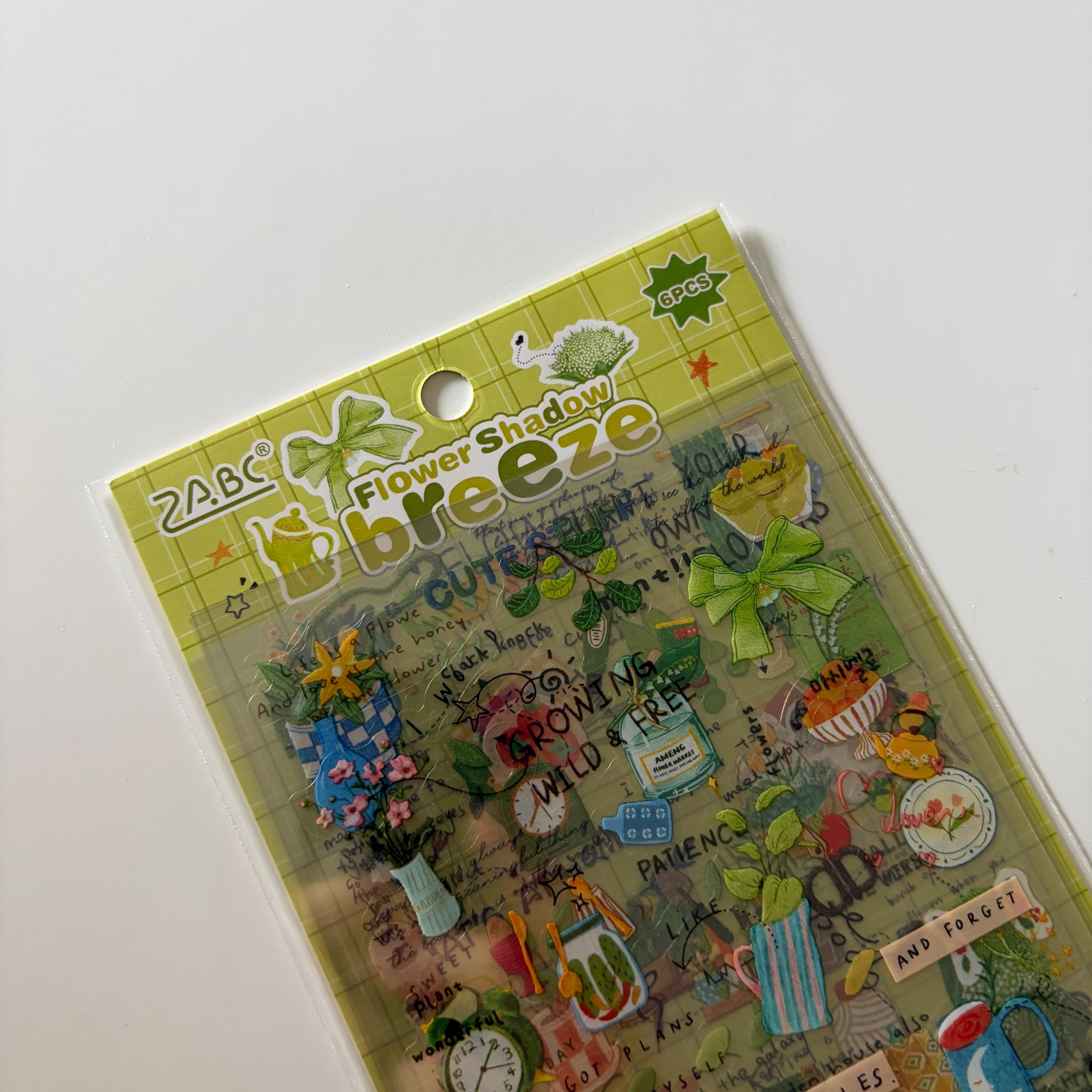 Green Plants Sticker Sheet
