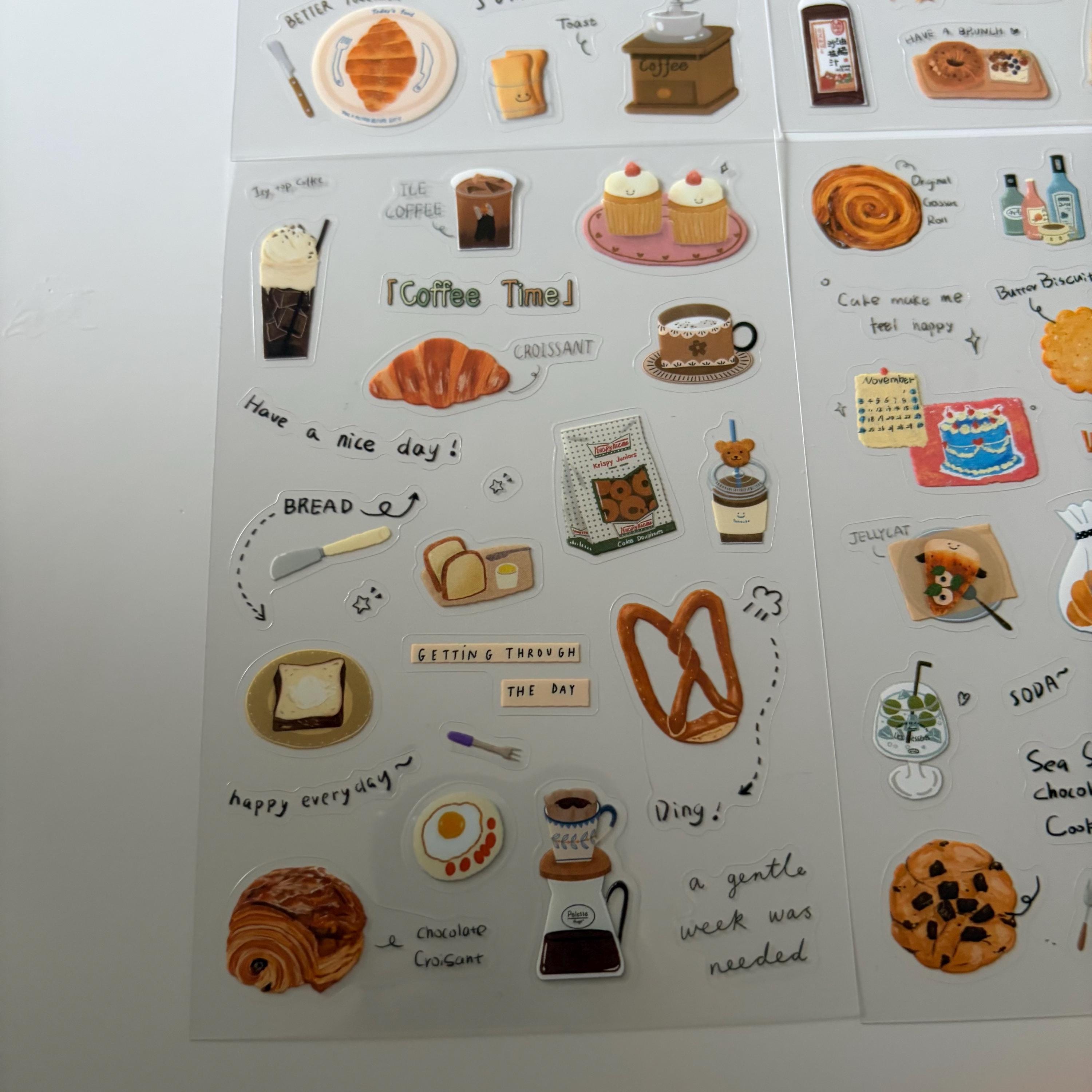 Food Bakery Sticker Sheet