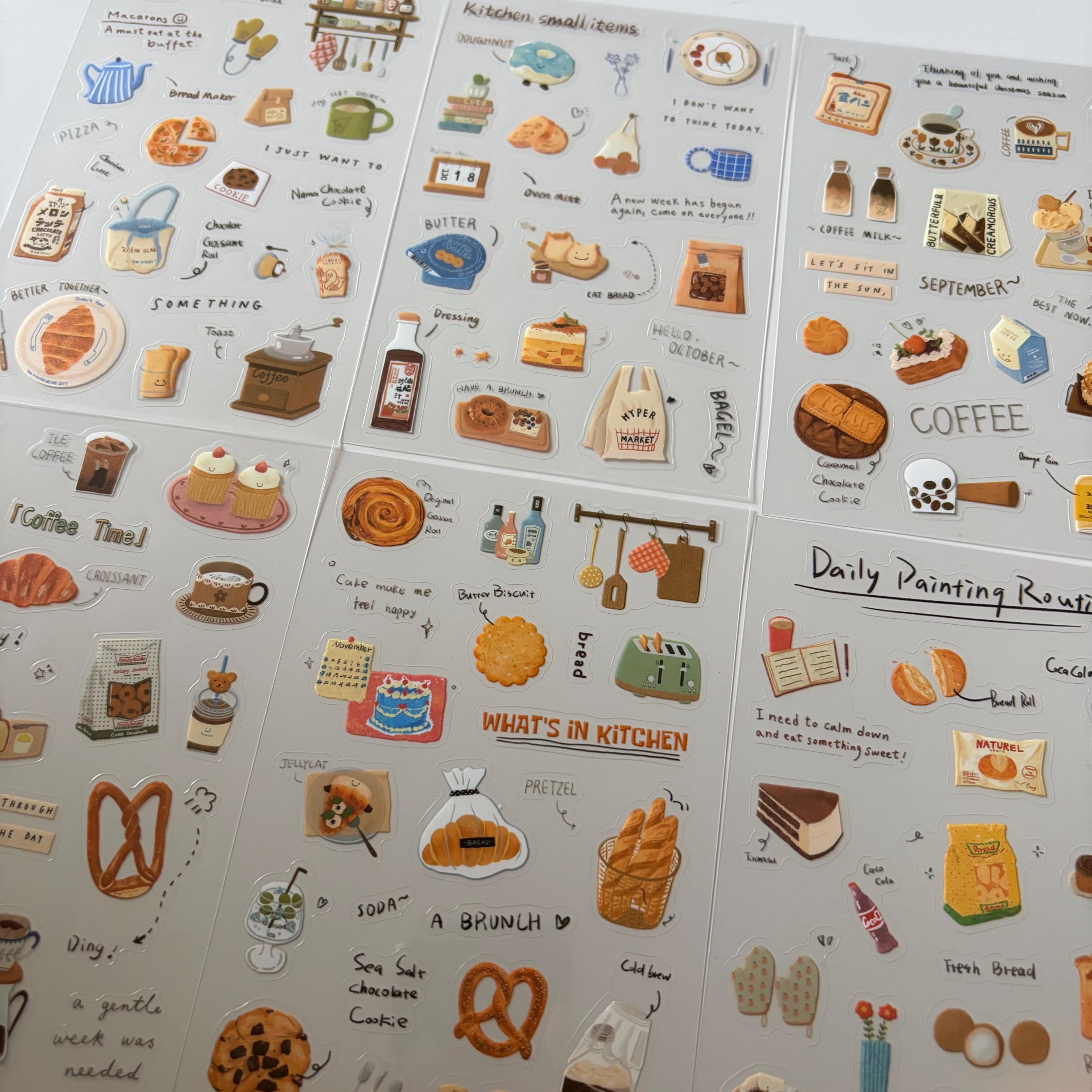 Food Bakery Sticker Sheet