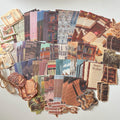 100pcs Brown Academia Reading Ephemera