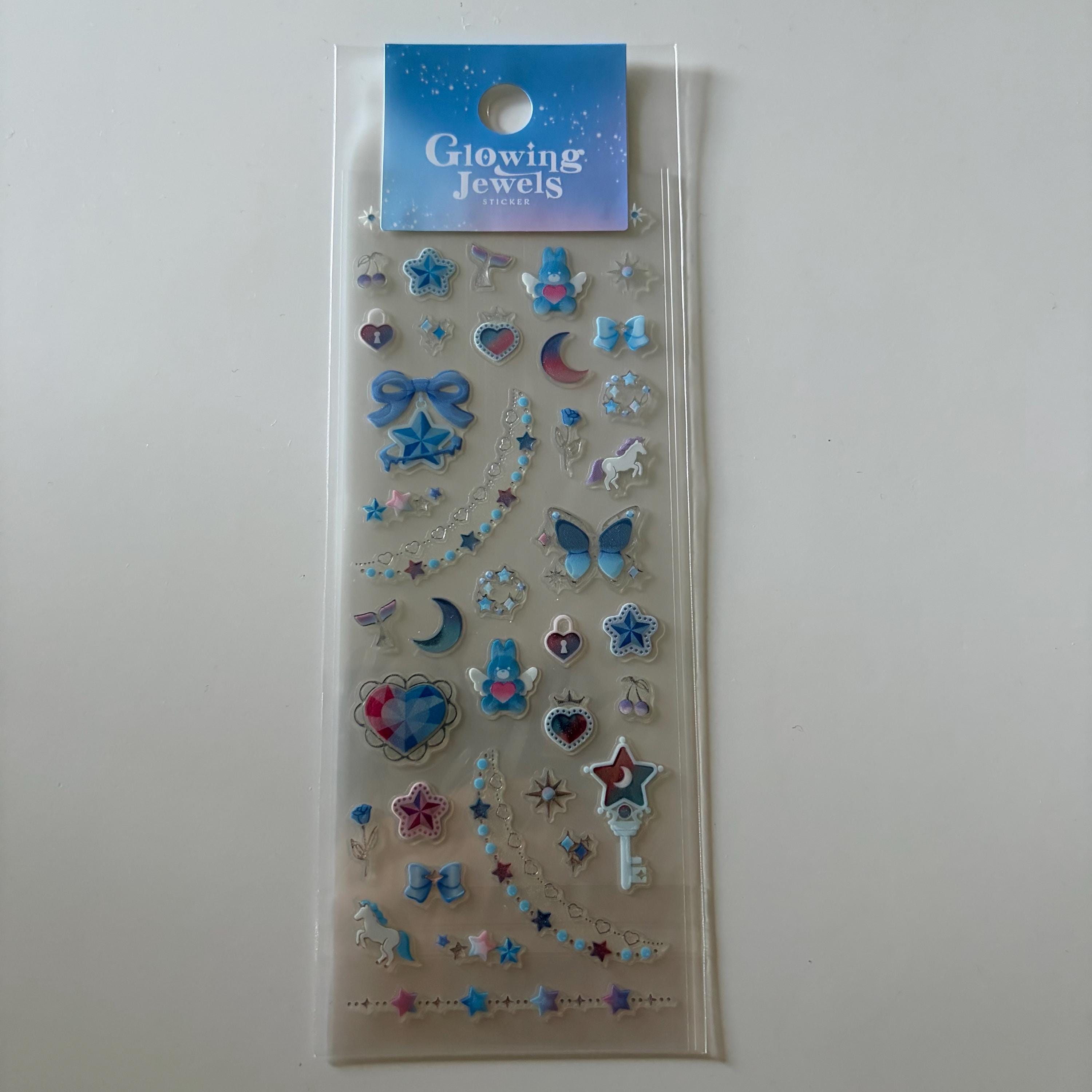 Glowing Jewels Sticker Sheet MIND WAVE Japan
