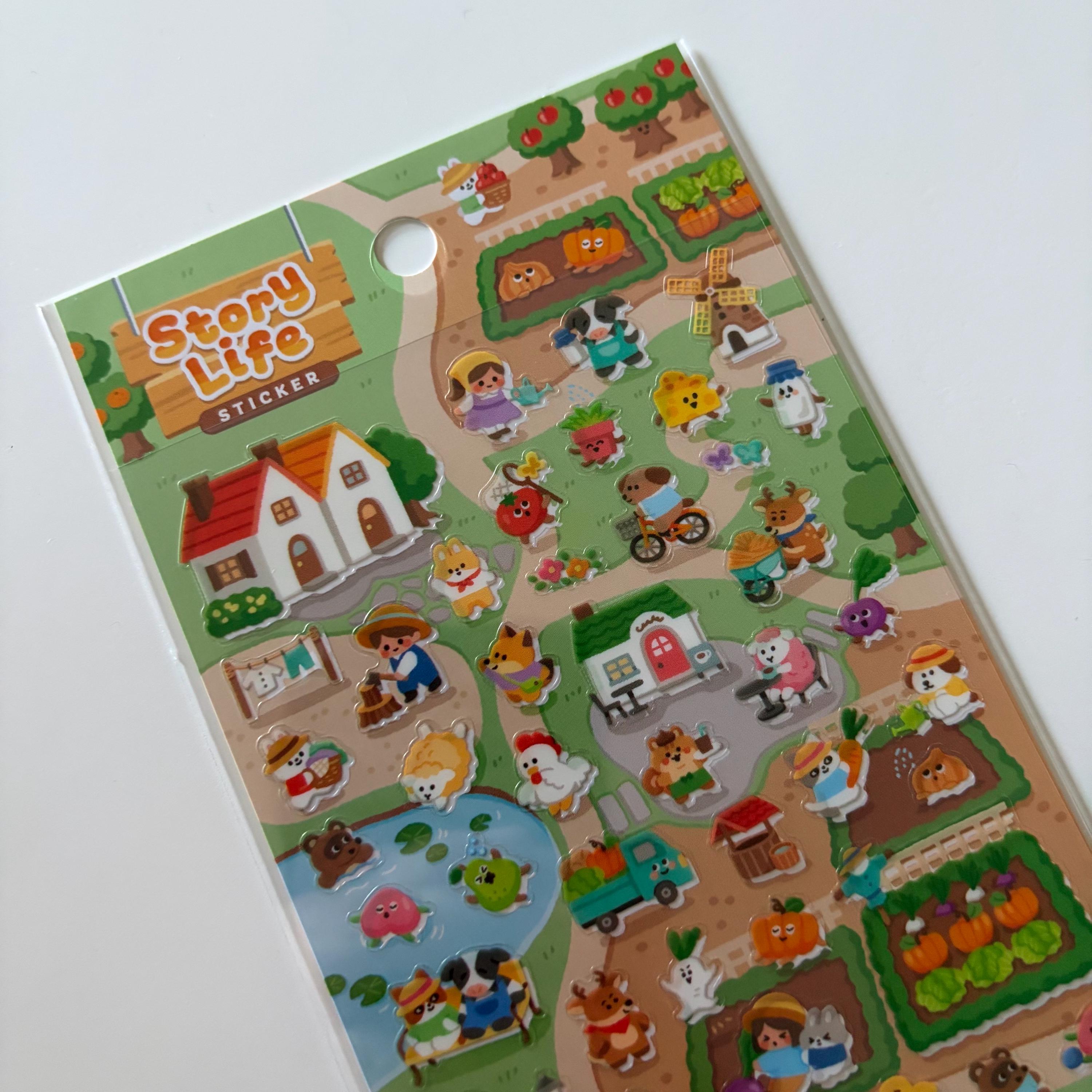 Story Village Sticker Sheet | MINDWAVE Japan