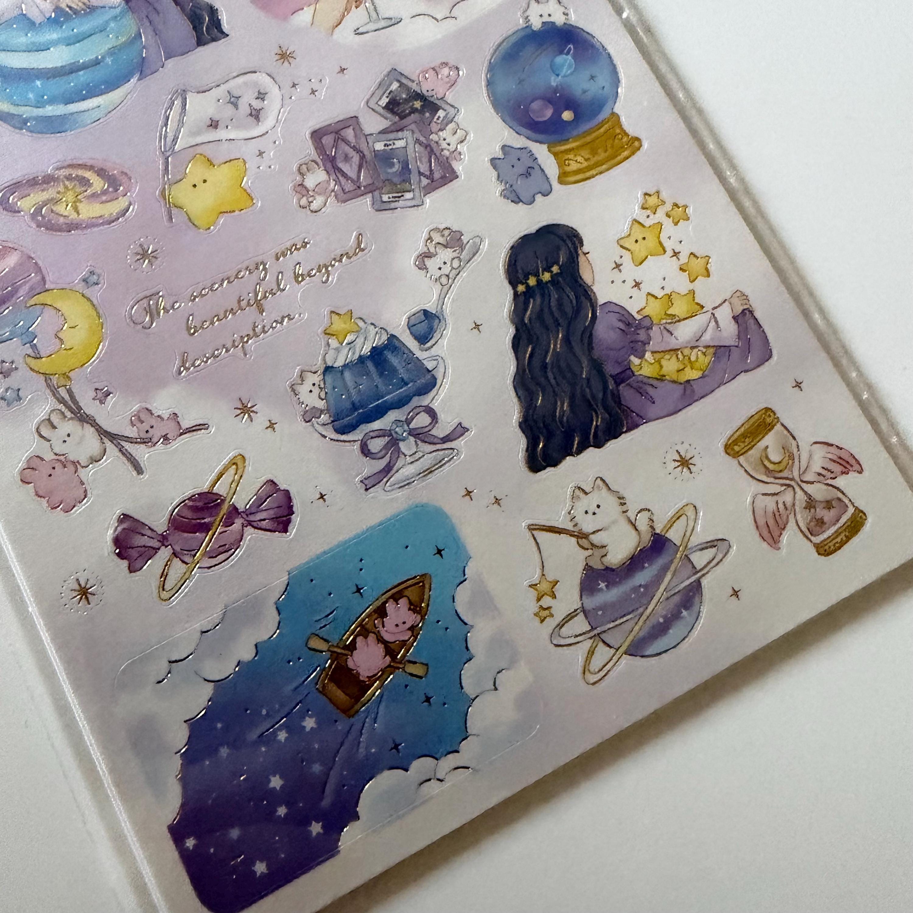 Jupine Endless Space Sticker Sheet | MINDWAVE Japan