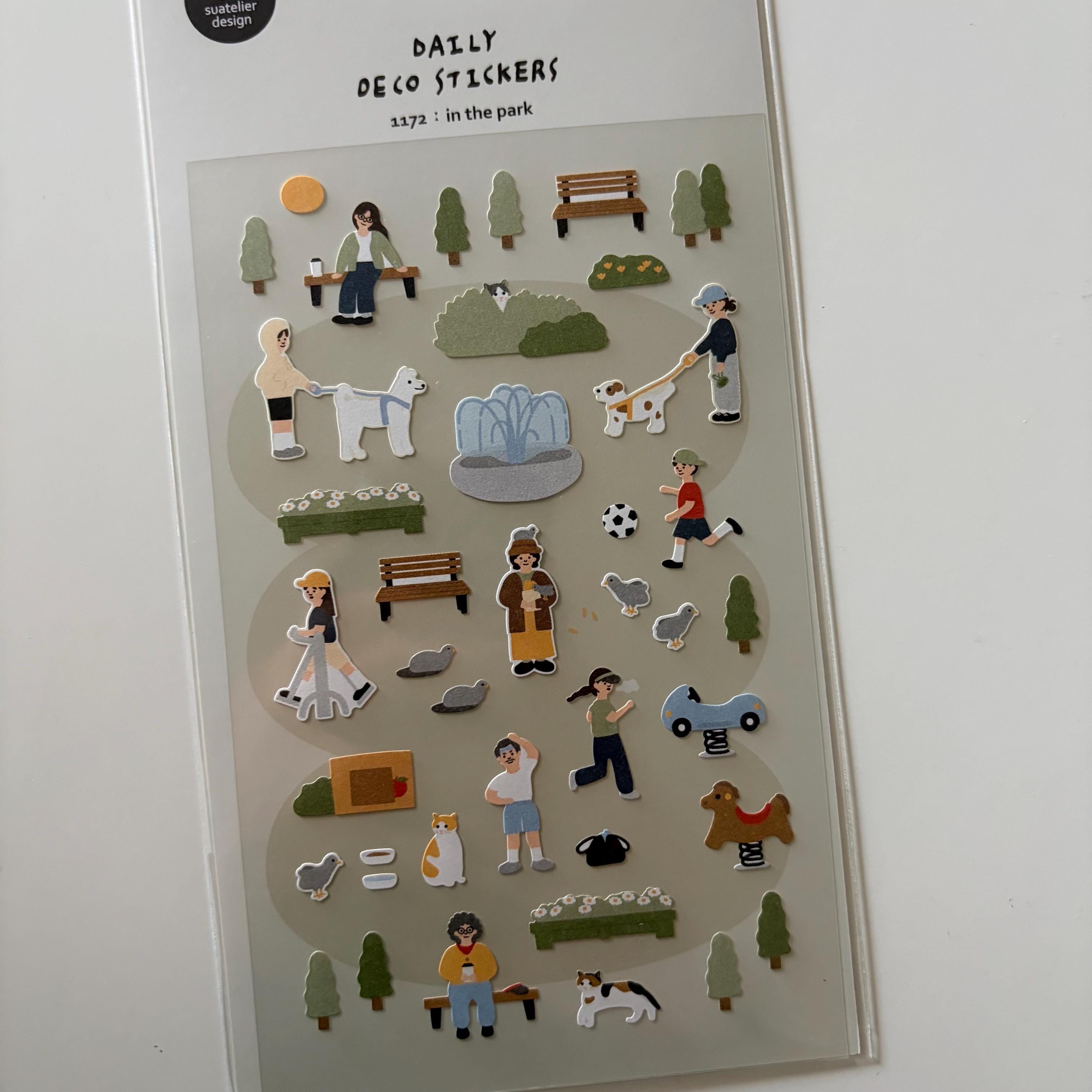 In The Park - Suatelier Daily Deco Stickers