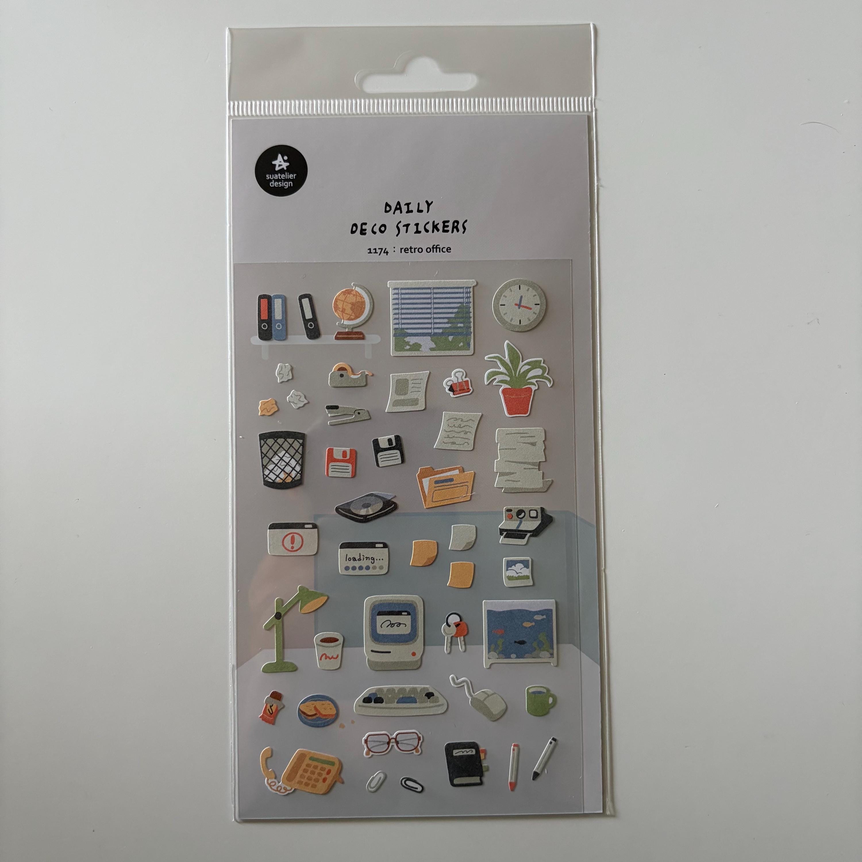 Retro Office - Suatelier Daily Deco Stickers