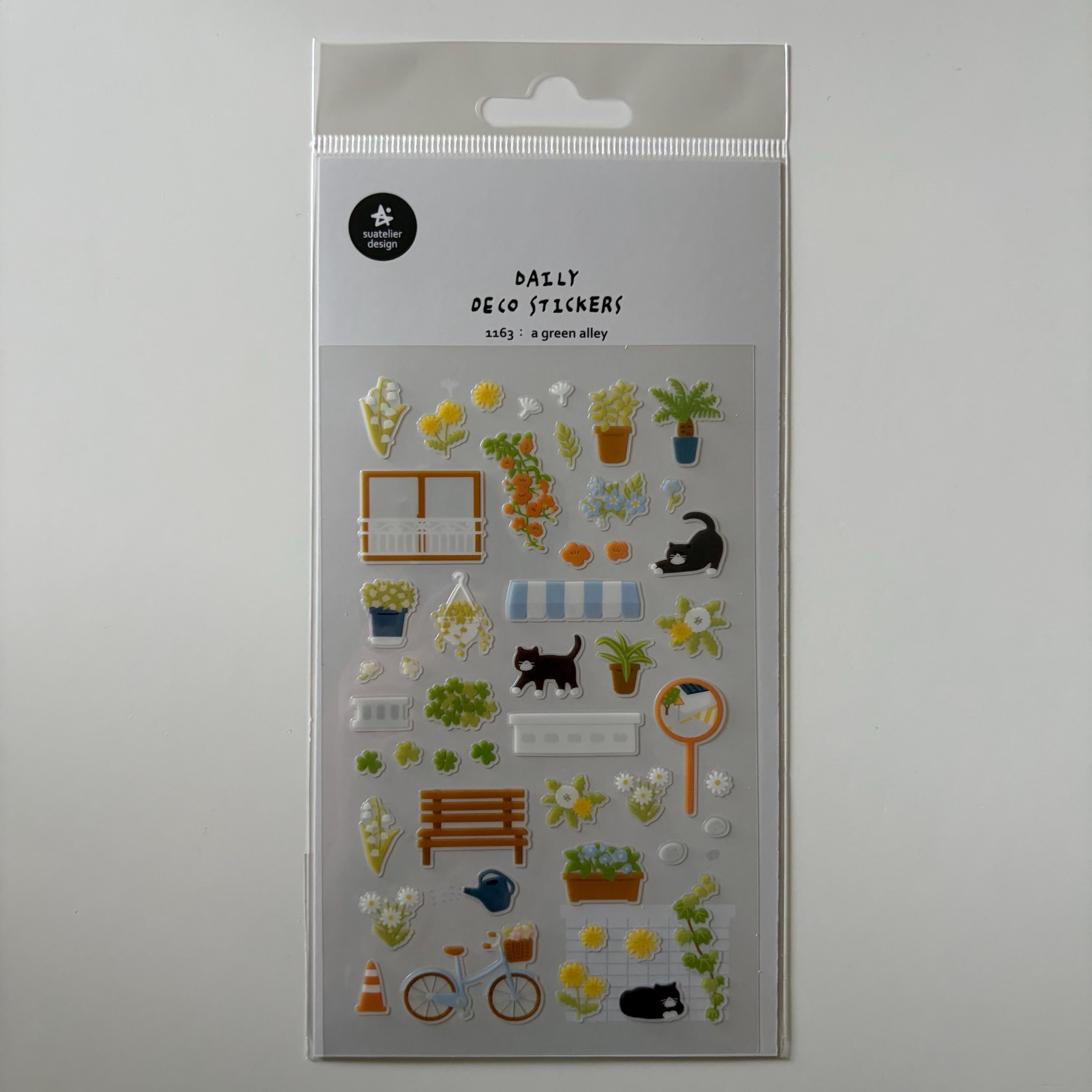 A Green Alley - Suatelier Daily Deco Stickers