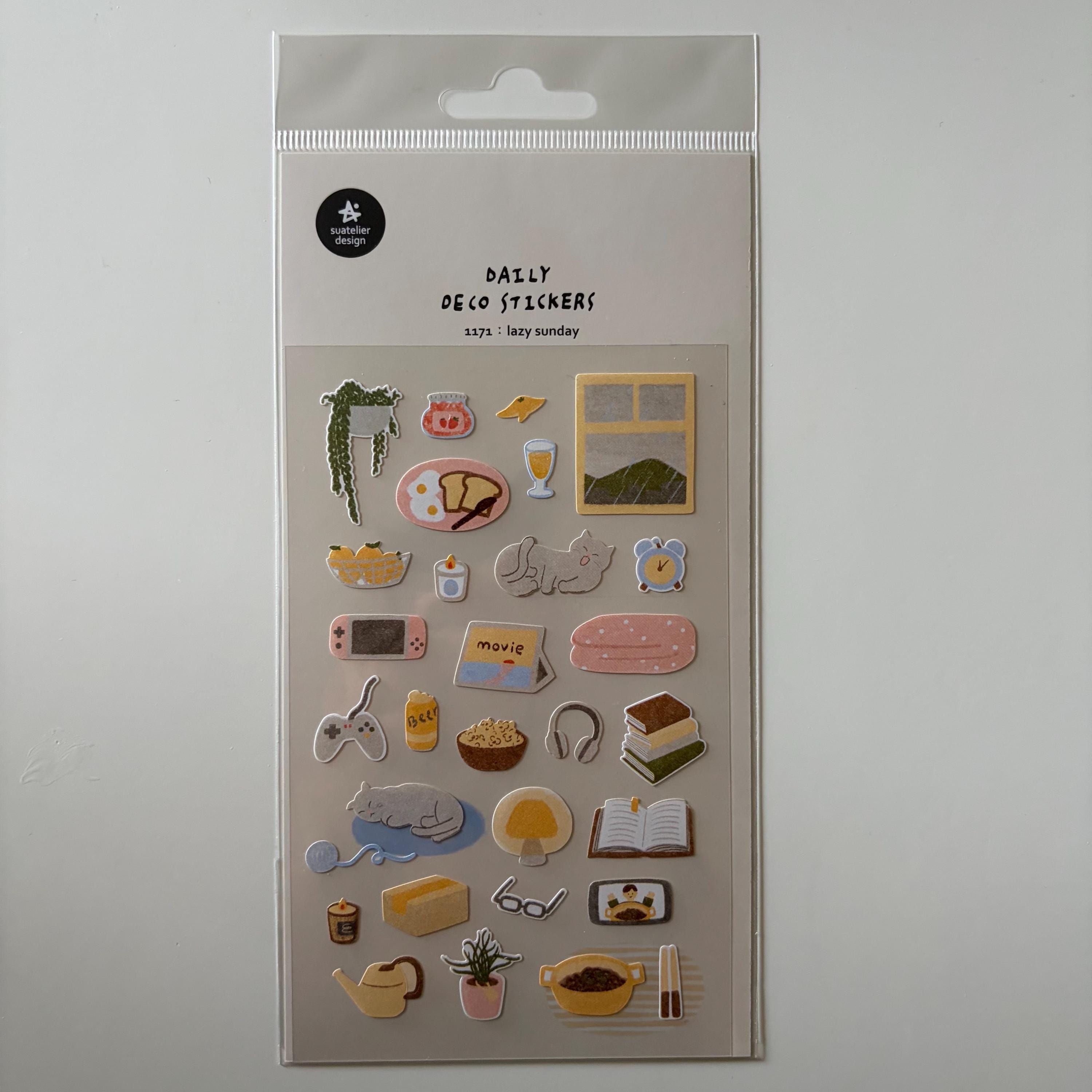 Lazy Sunday - Suatelier Daily Deco Stickers