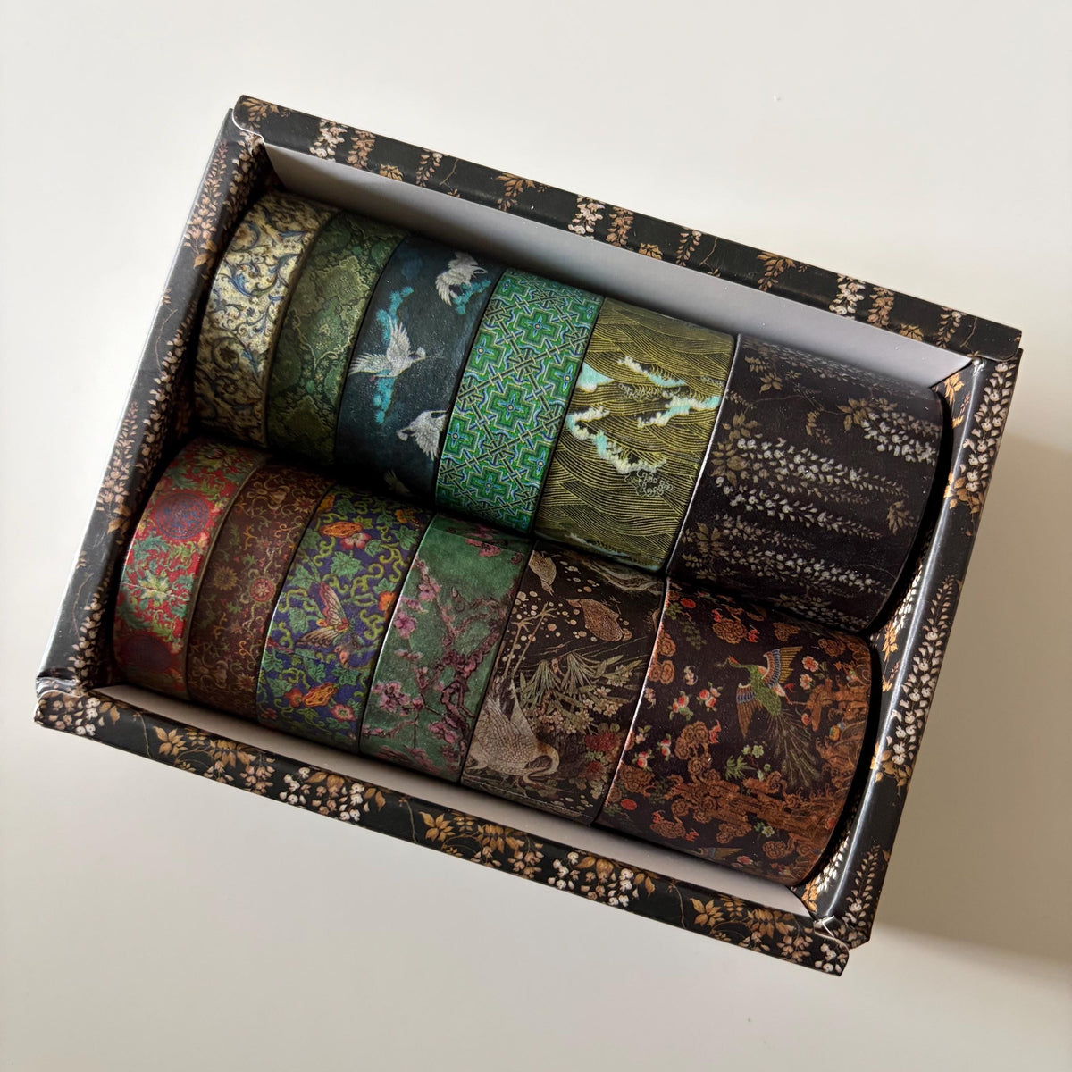 Vintage Style Botanical Washi Tape Bundle