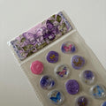 Butterfly Wax Seal Sticker Sheet – Purple