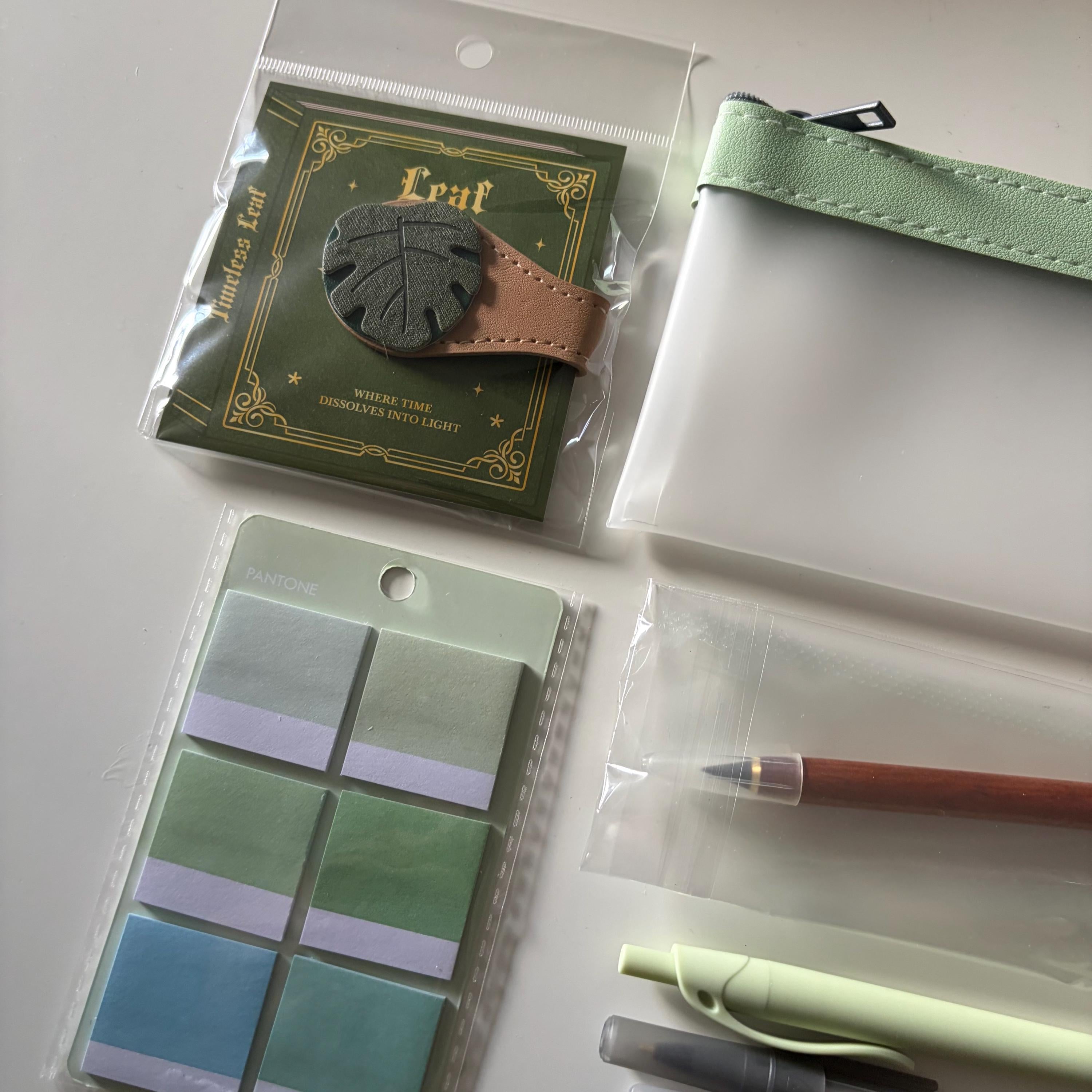 Back to School Green Stationery Bundle