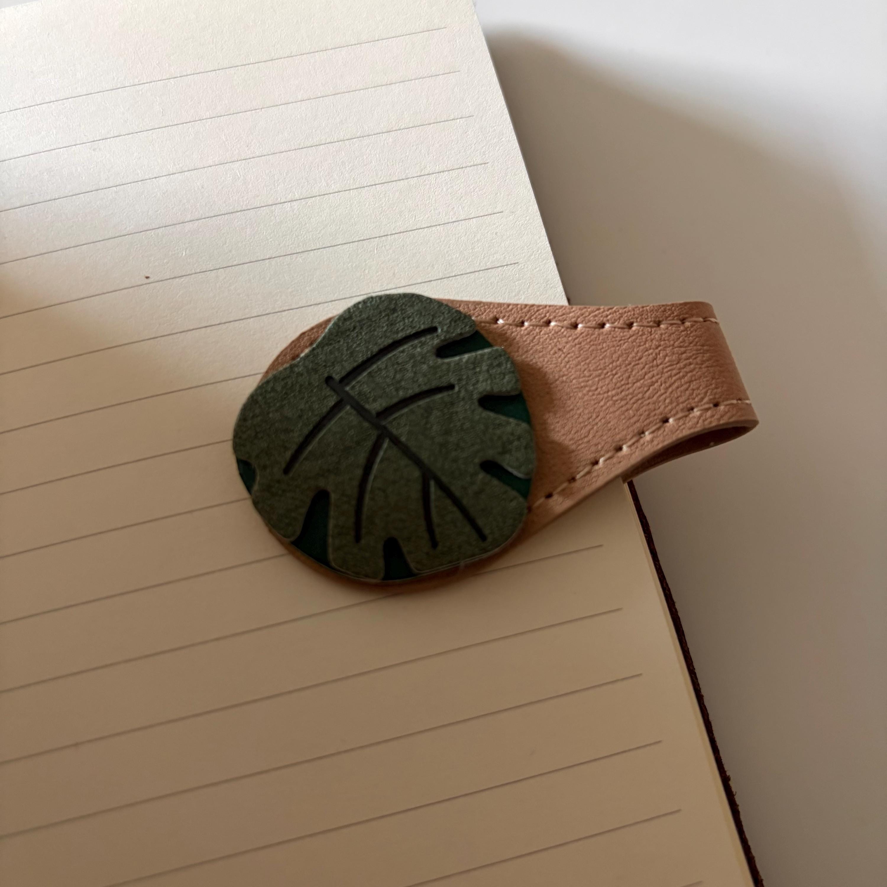 Monstera Magnetic Journal Page Clip