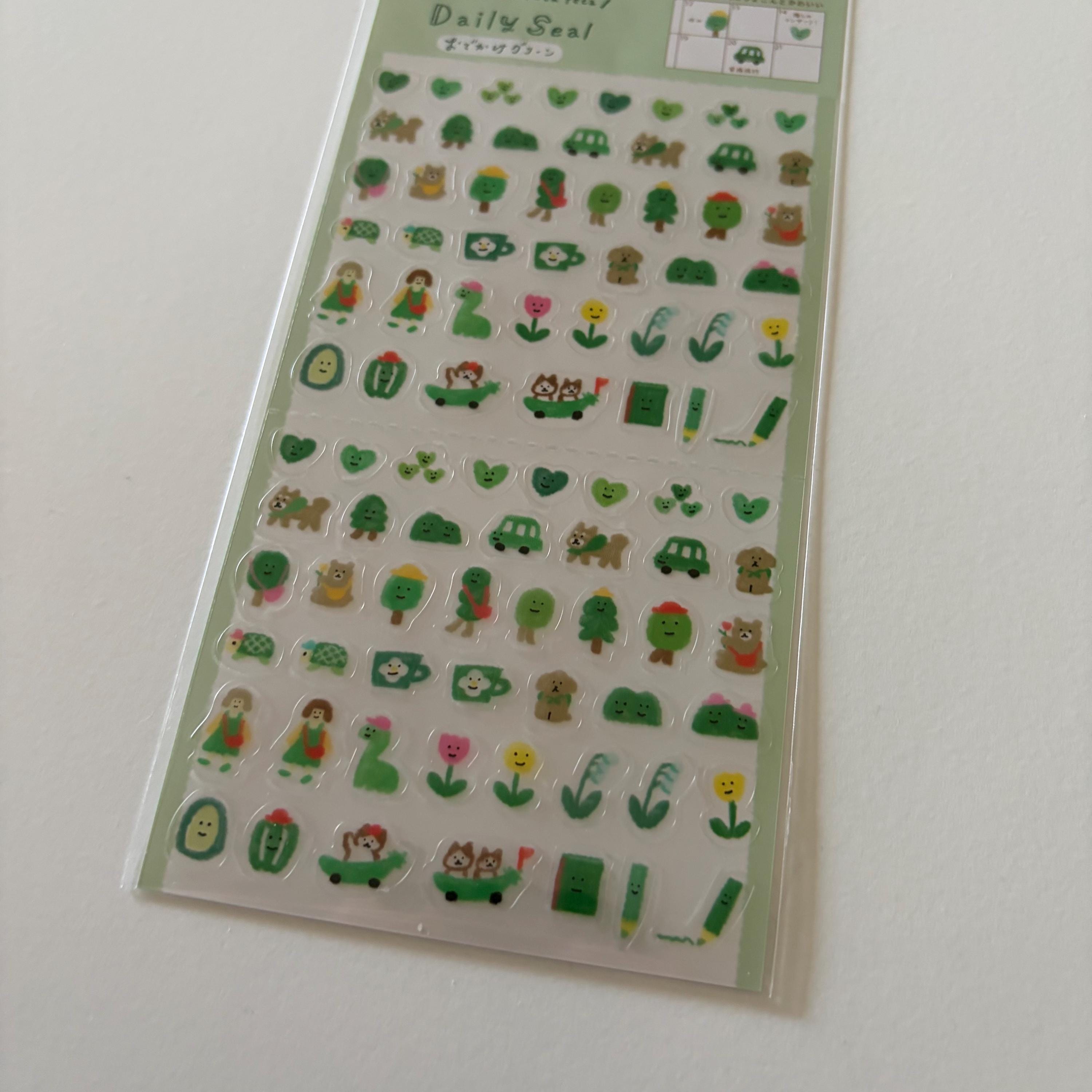 Daily Seal Journal Sticker Sheet Furukawa Shiko