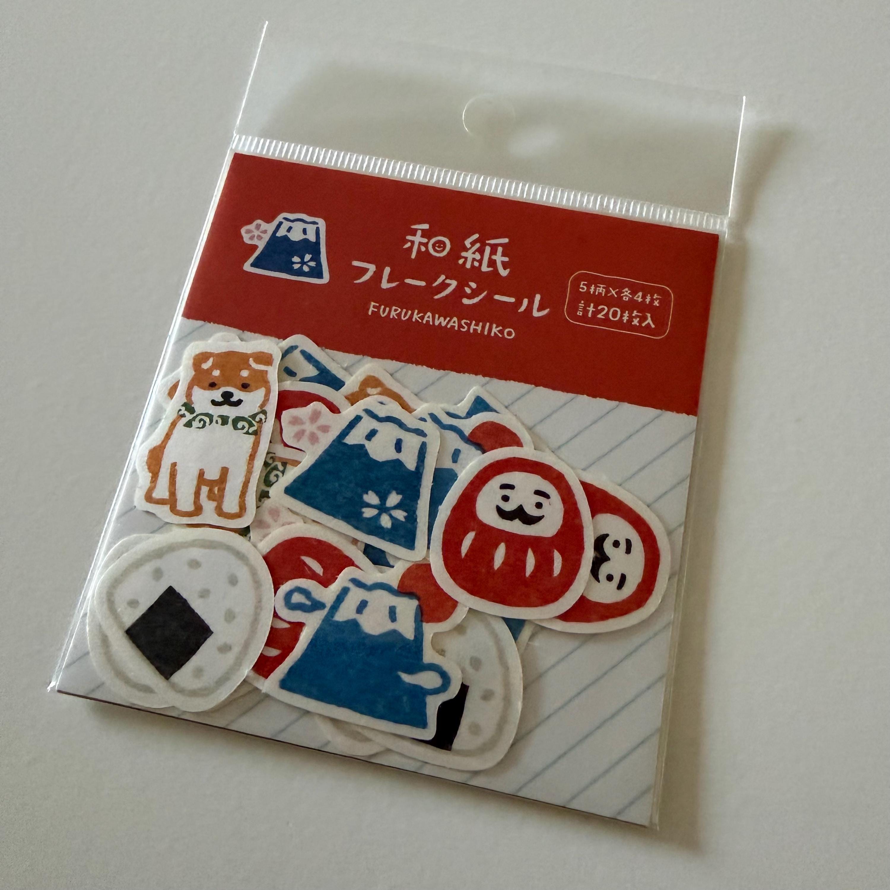 Nippon Washi Flake Stickers Furukawa Shiko